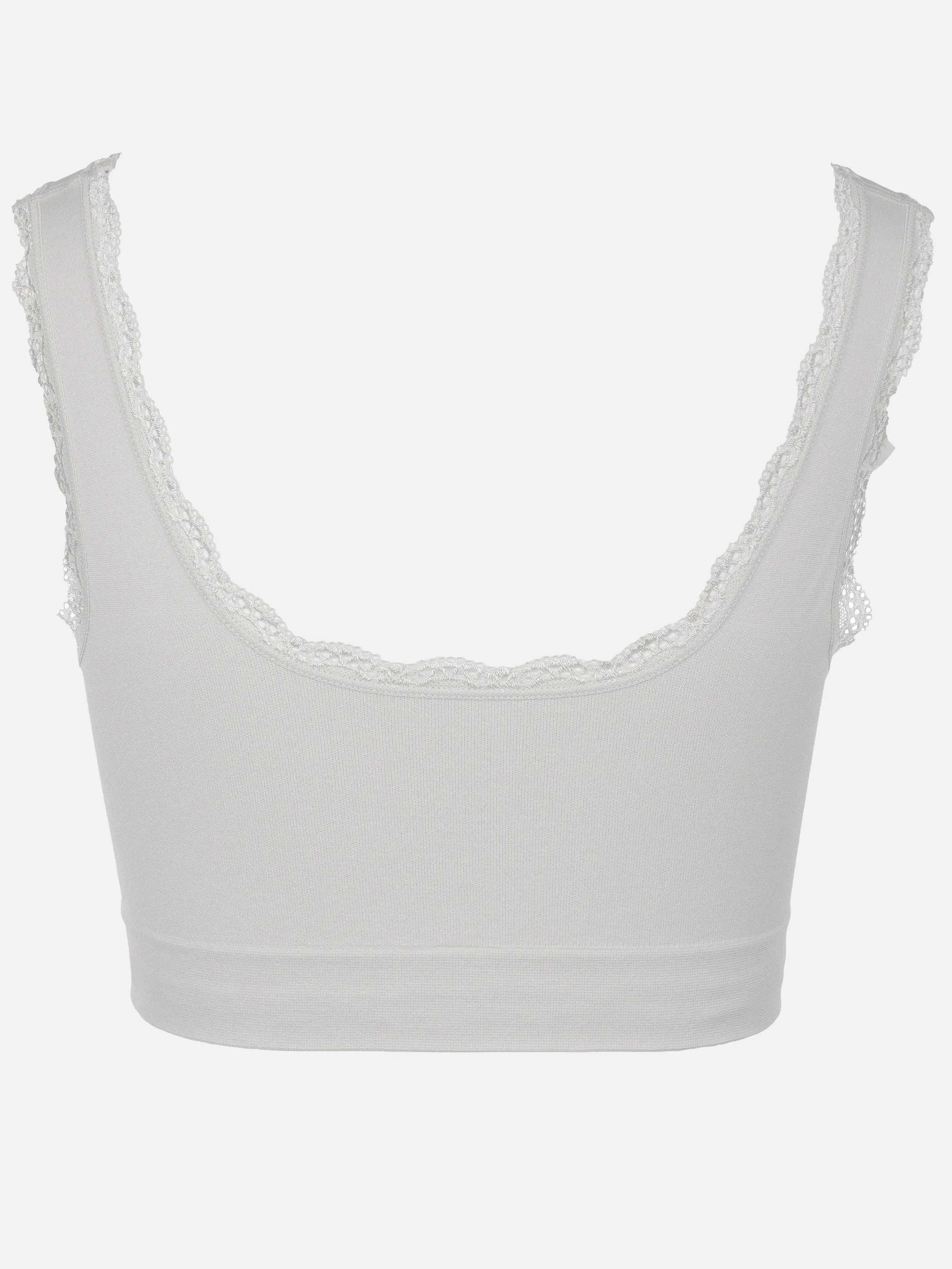 Sure Da. Bustier Seamless mit Spitze Weiß 905034 ECRU 2