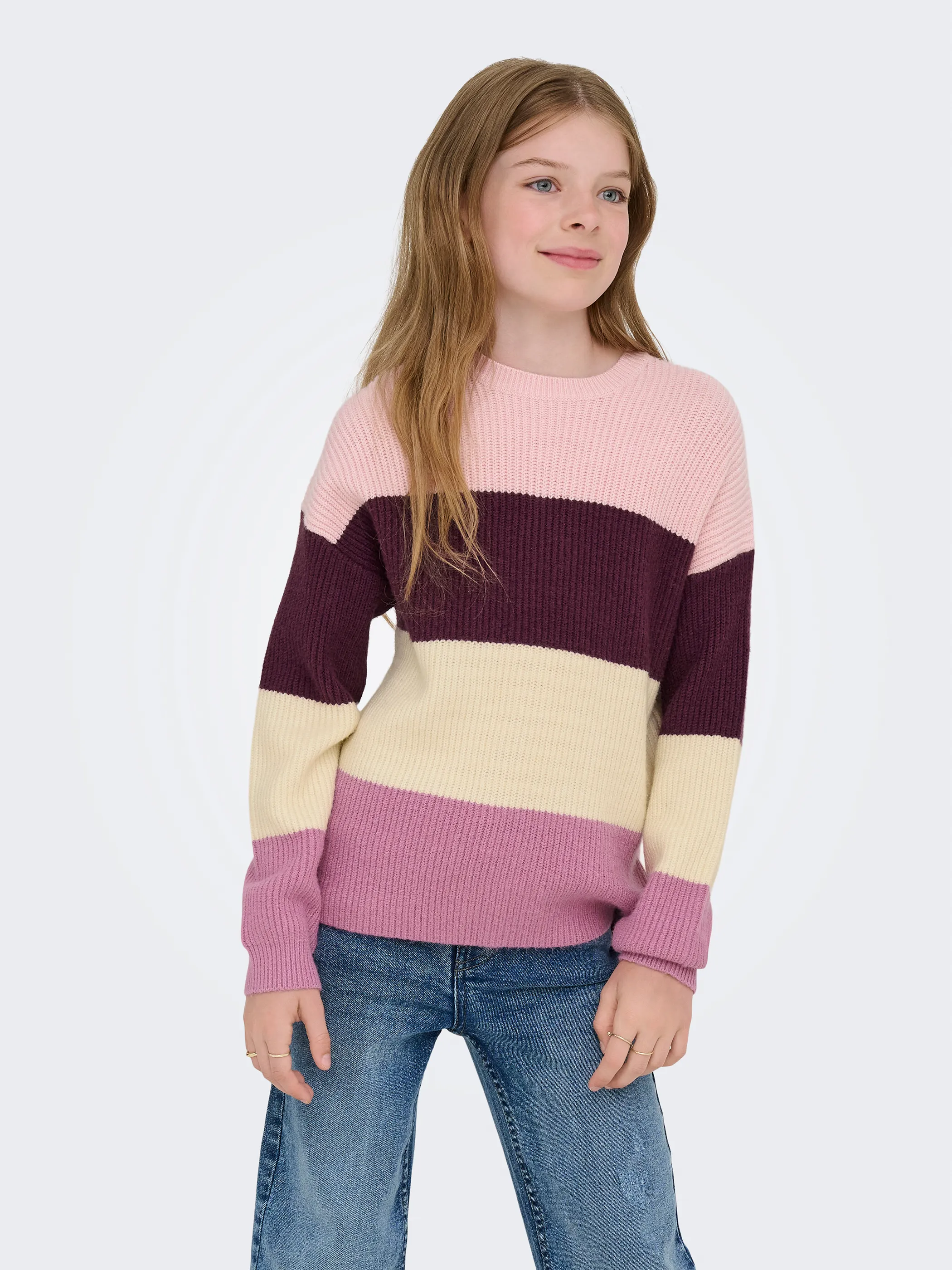 Kids Only 15207169 KONSANDY L/S STRIPE P Rot 853947 294415042 4