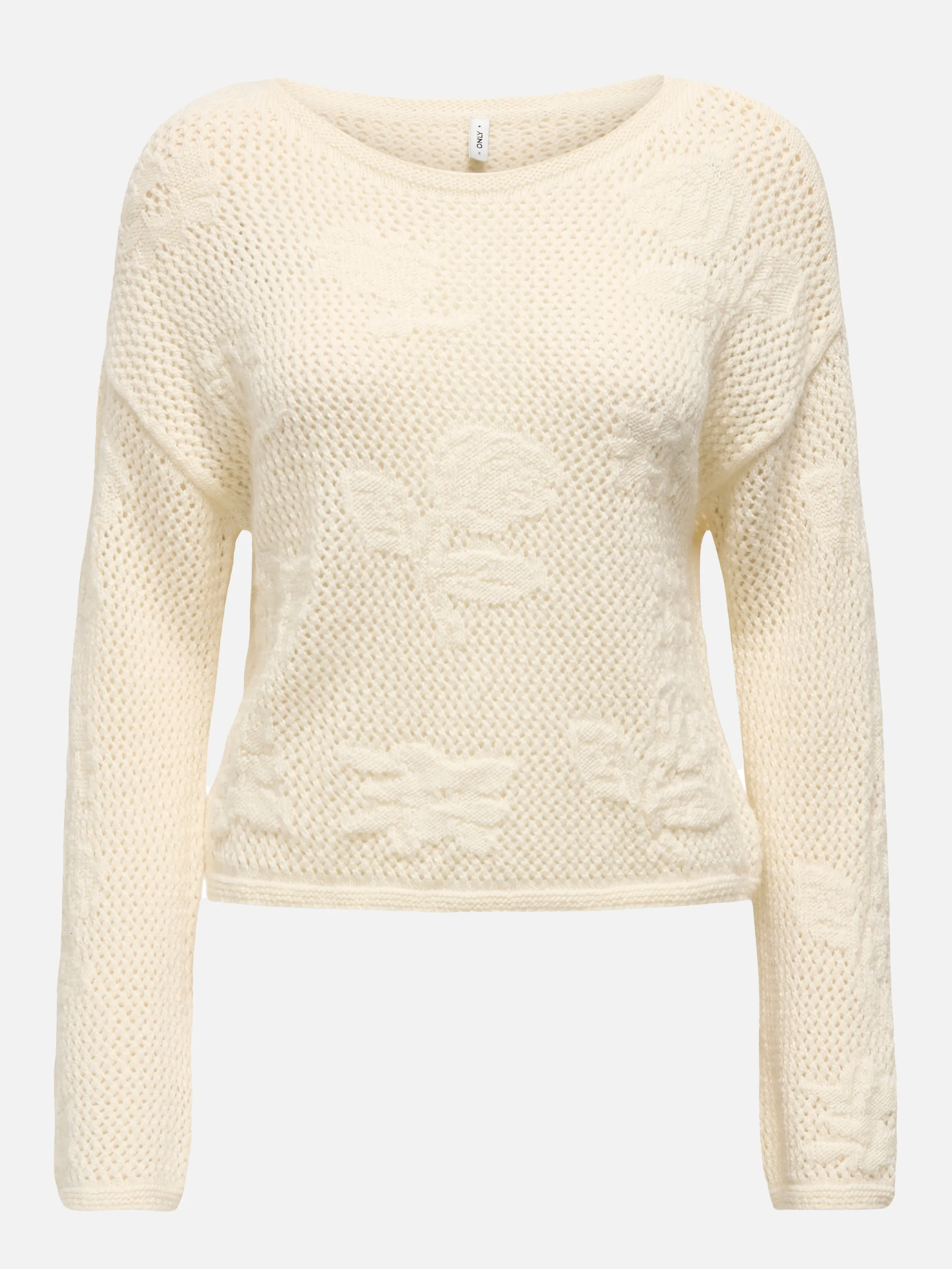 Only 15335014 ONLSTACY LS O-NECK CC Weiß 903245 180083 1