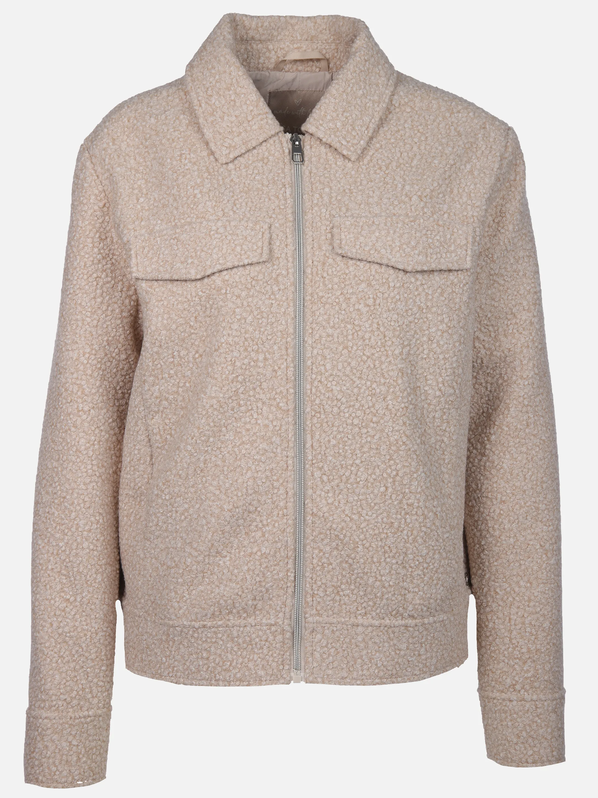 Lisa Tossa Da-Bouclè Jacke Beige 912544 BEIGE 1 Lisa Tossa Da-Bouclè Jacke Beige 912544 BEIGE 1