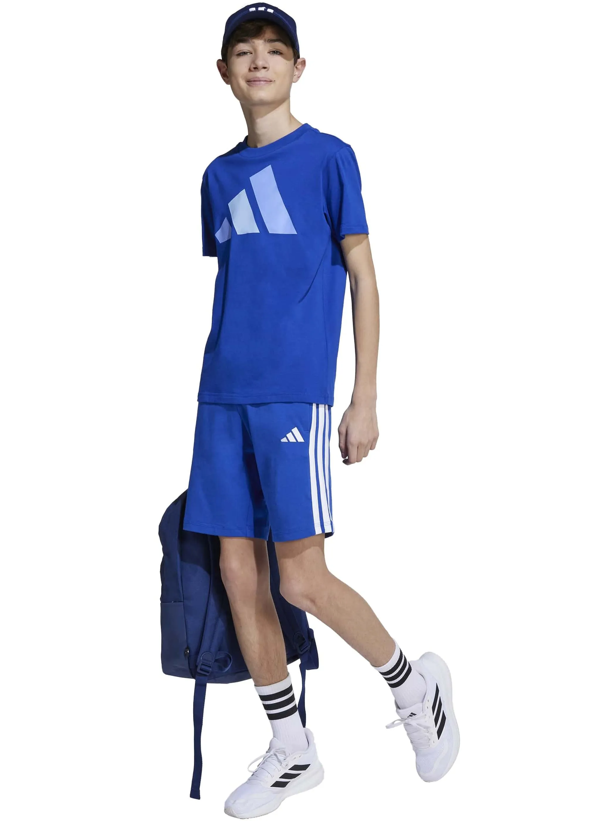 Adidas JV9866 TB-Tshirt Logo groß, bl Blau 912531 000 4 Adidas JV9866 TB-Tshirt Logo groß, bl Blau 912531 000 4