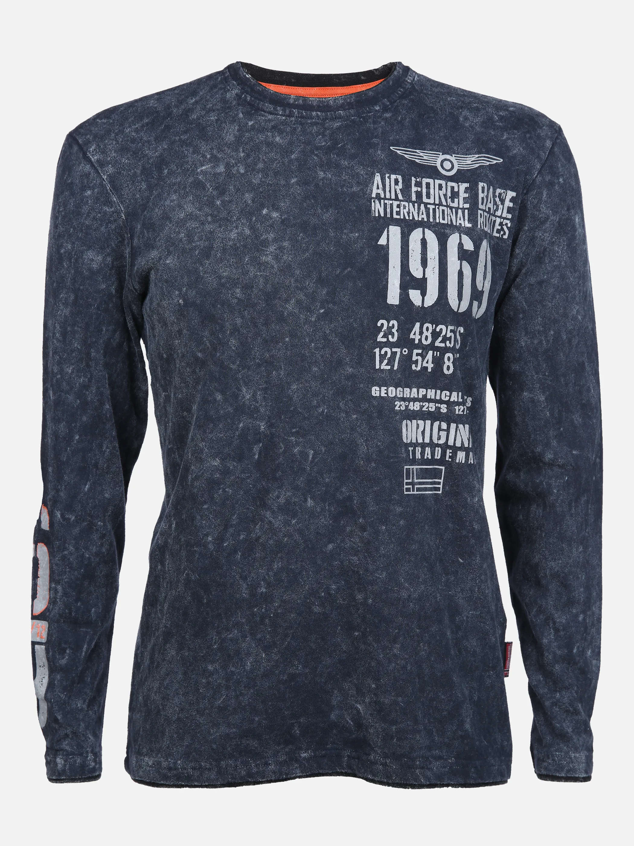 Herren Shirt in 2in1 Optik L 850733-blue-2