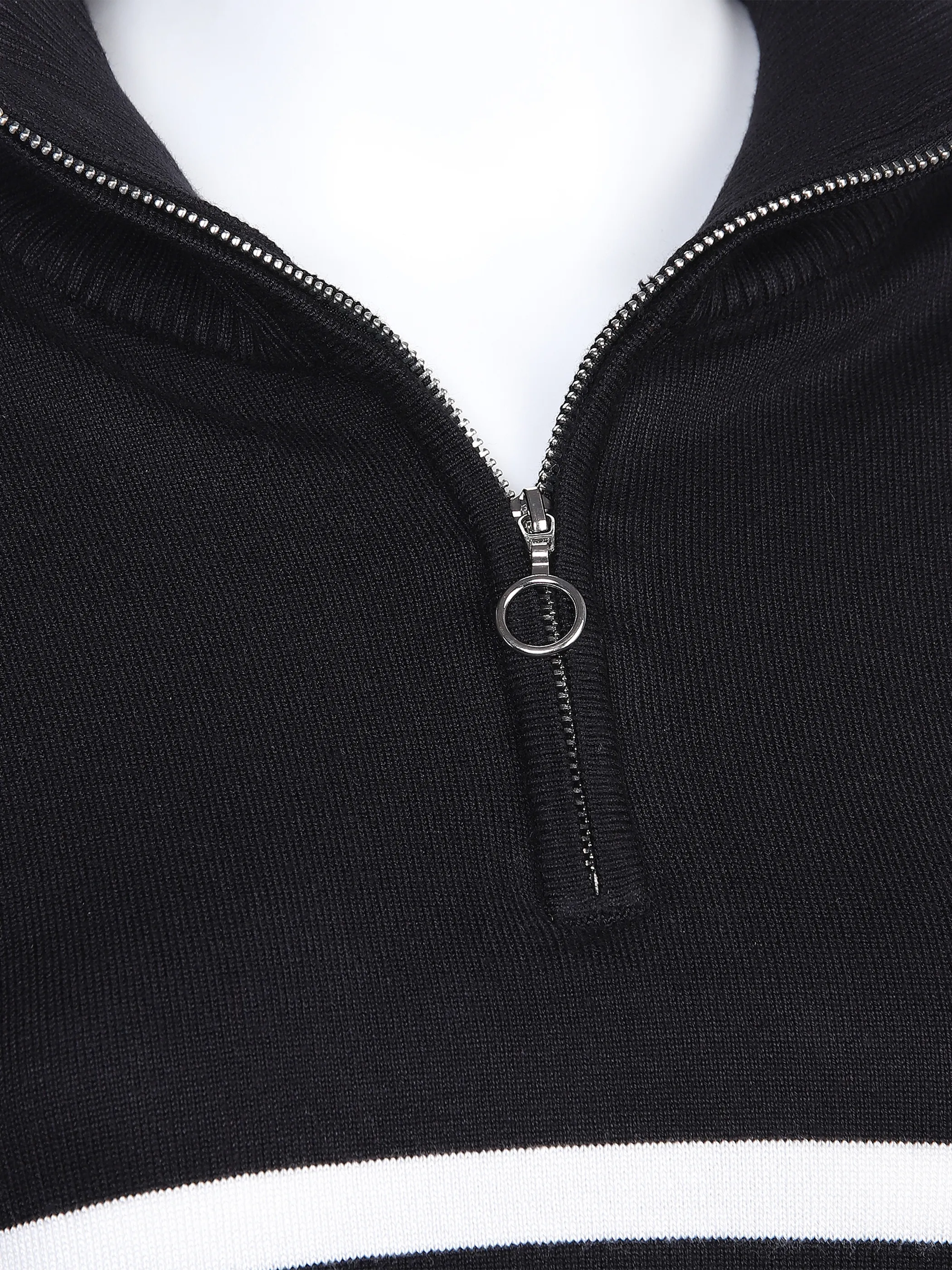 Lisa Tossa Da-Stricktroyer mit Streifen Schwarz 868027 SCHW/OFFWH 3 Lisa Tossa Da-Stricktroyer mit Streifen Schwarz 868027 SCHW/OFFWH 3