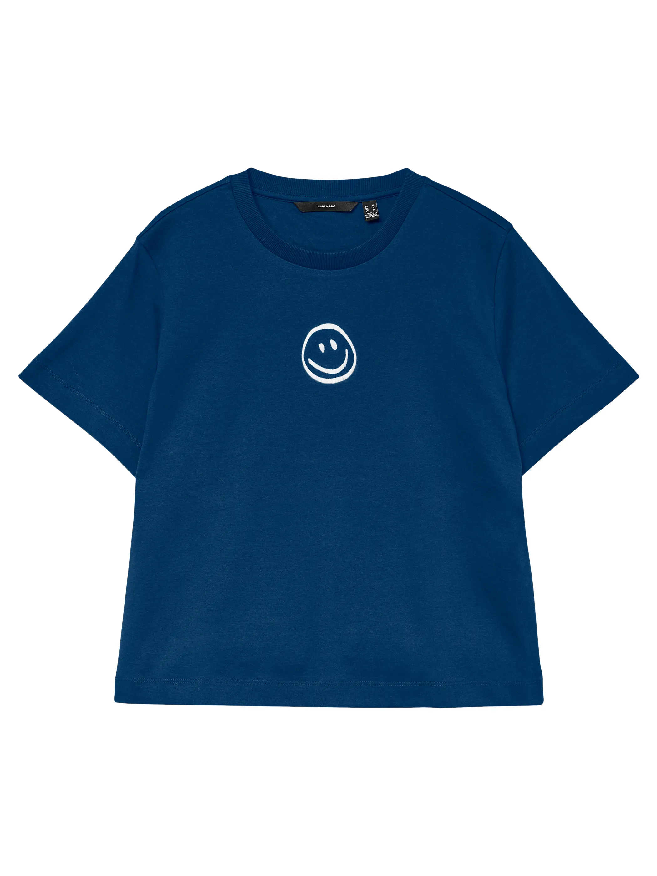 Vero Moda 10311633 VMSARA METTE SS TOP B Blau 915269 283597005 1