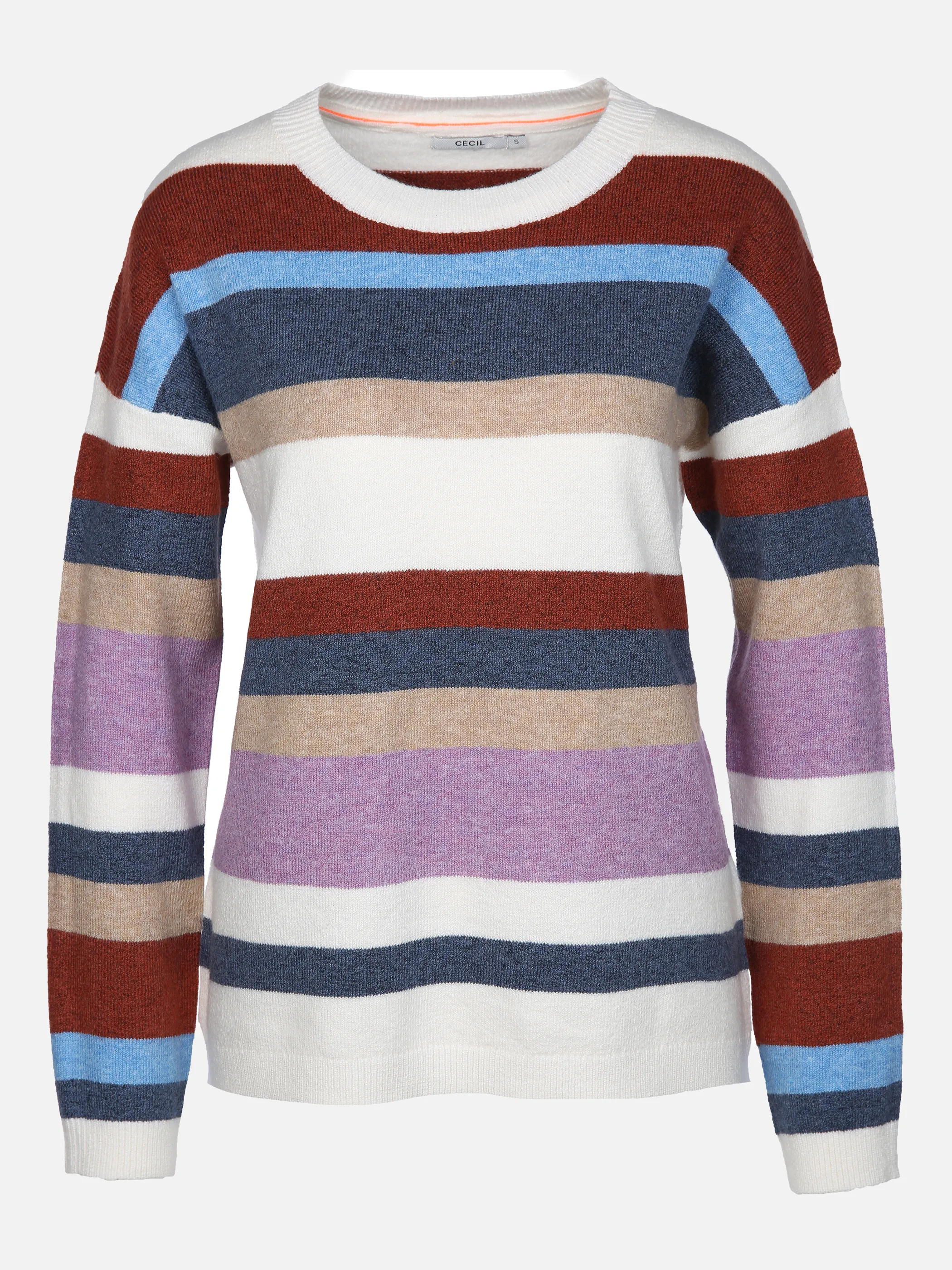 Cecil B301640 TOS Multicolored Strip Weiß 859202 33223 1