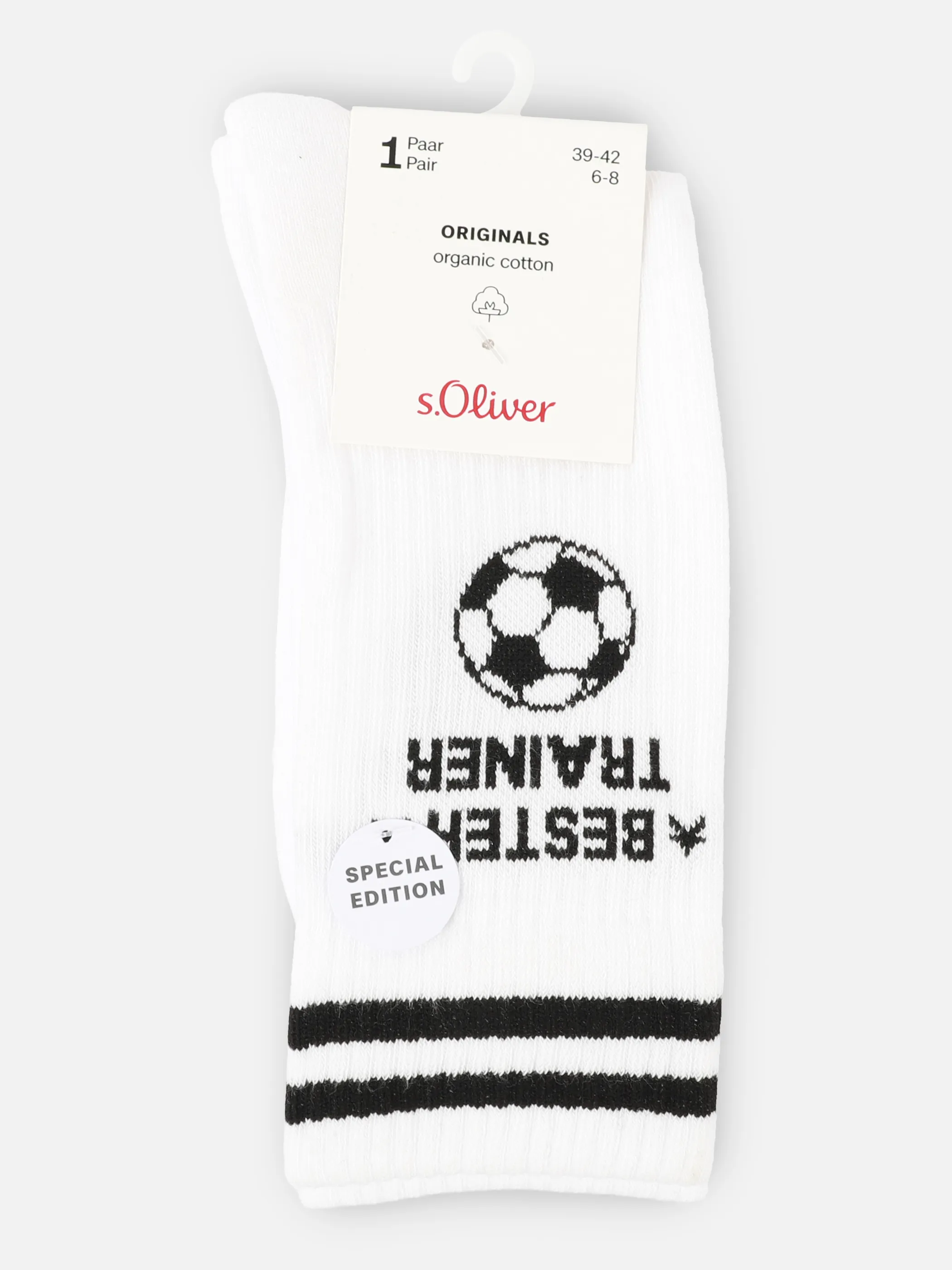 s.Oliver S20121 He. Tennissocken Fussball Weiß 928775 1732 2