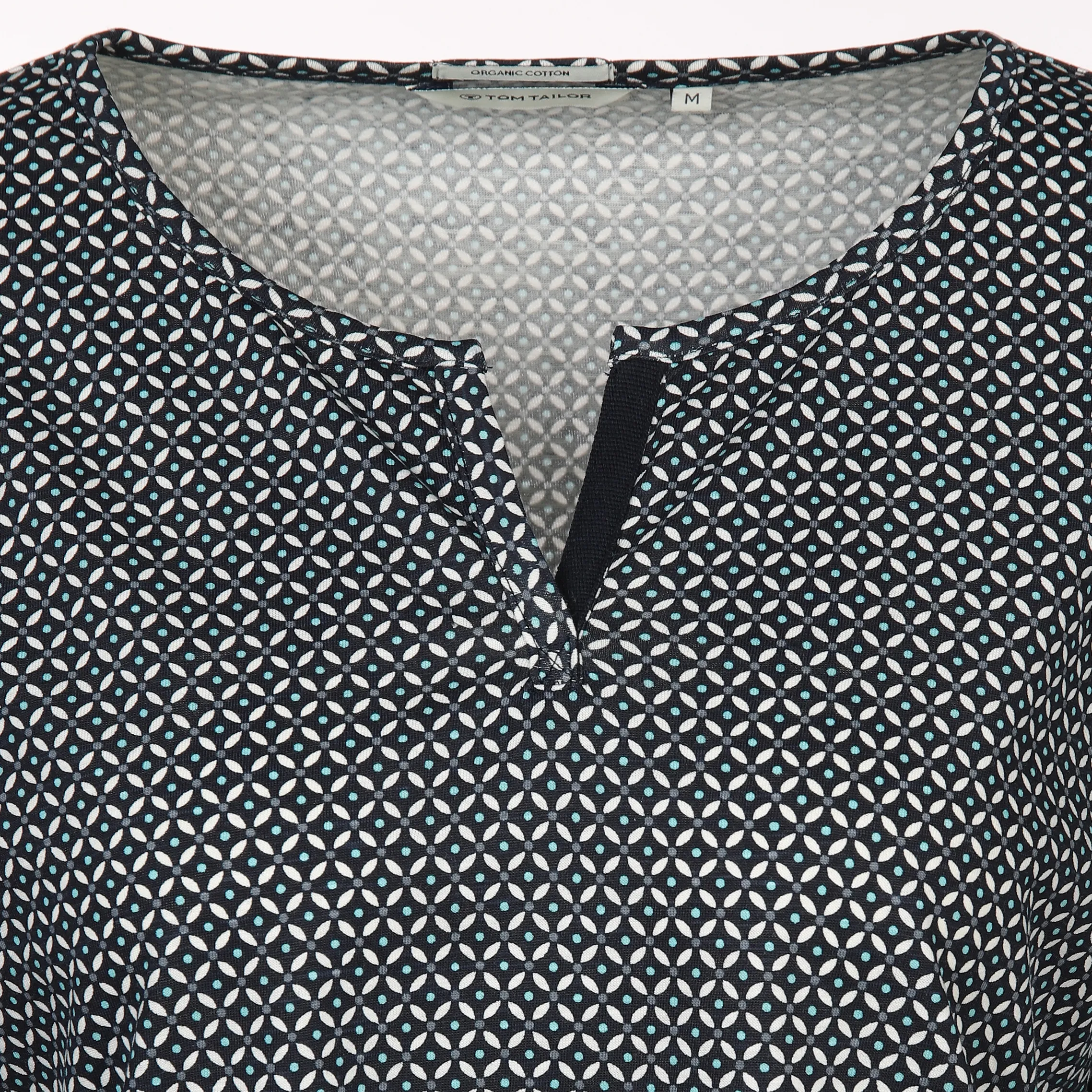 Tom Tailor 1038029 NOS T-Shirt alloverprint henley Marine 883812 32365 3 Tom Tailor 1038029 NOS T-Shirt alloverprint henley Marine 883812 32365 3