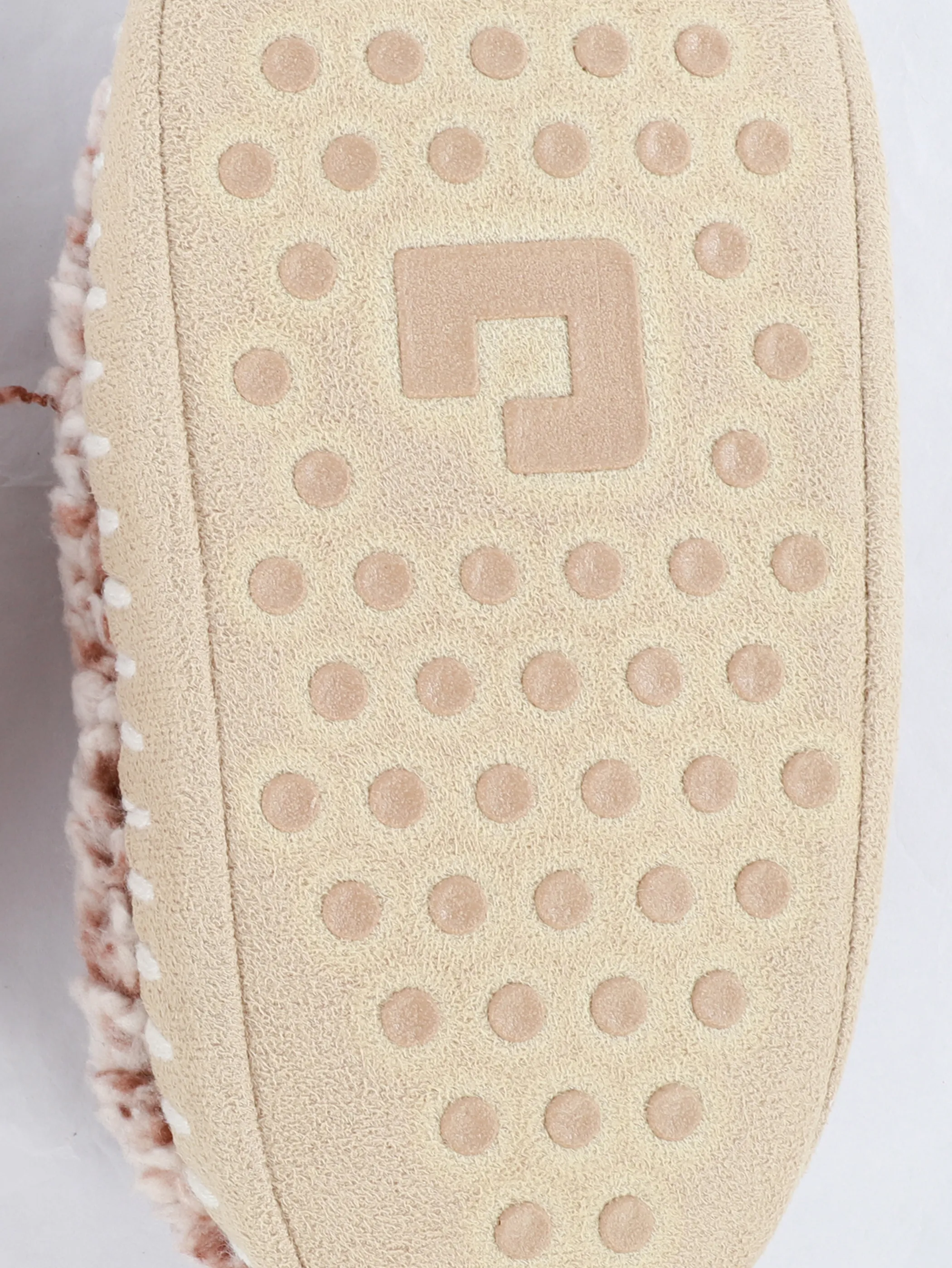 Da. Hausschuhsocken ABS Braun 914556 COFFEE 2