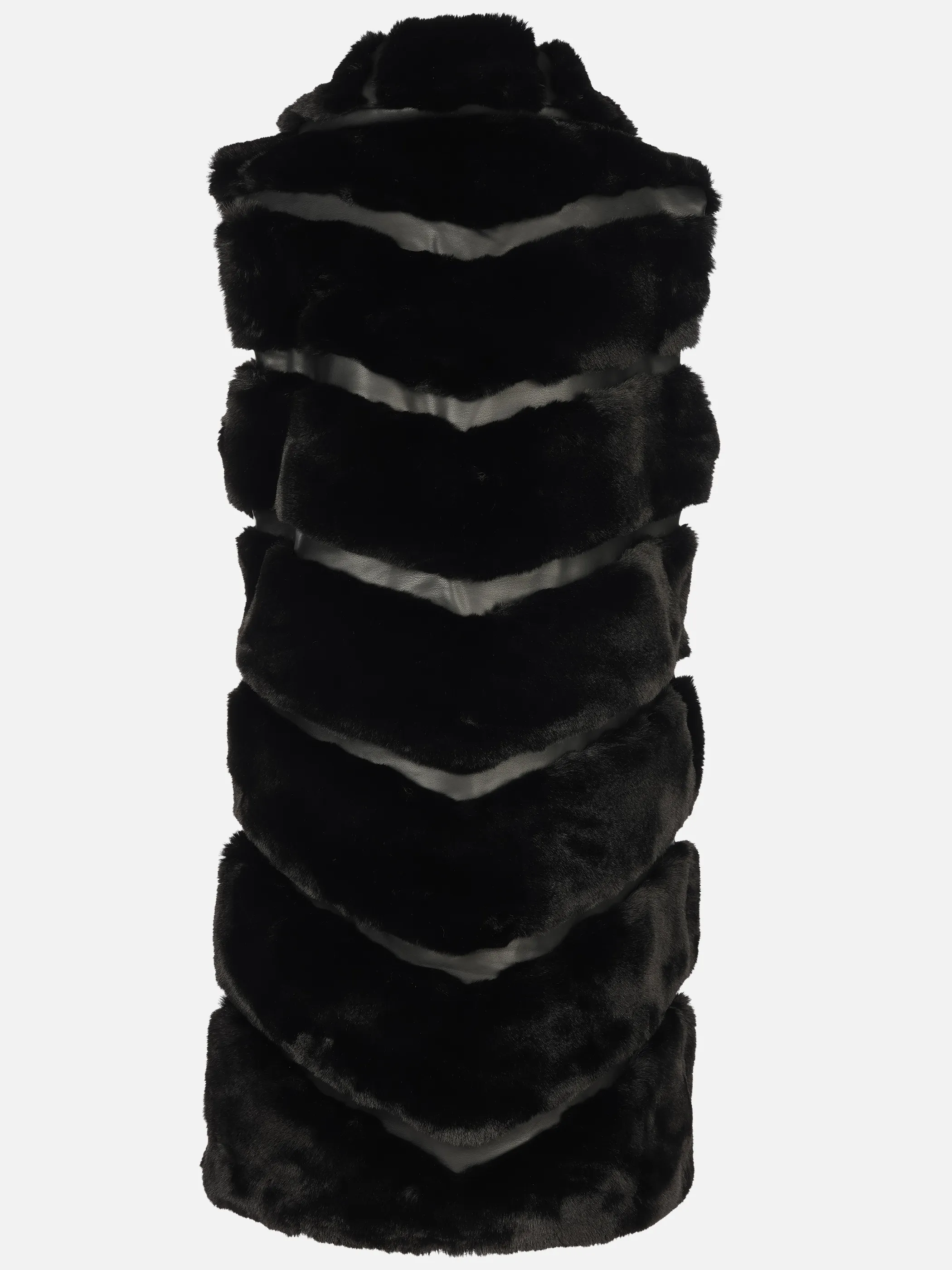 Lascana Fashion Lascana Fashion - Fellimitatweste Schwarz 940352 4688 2