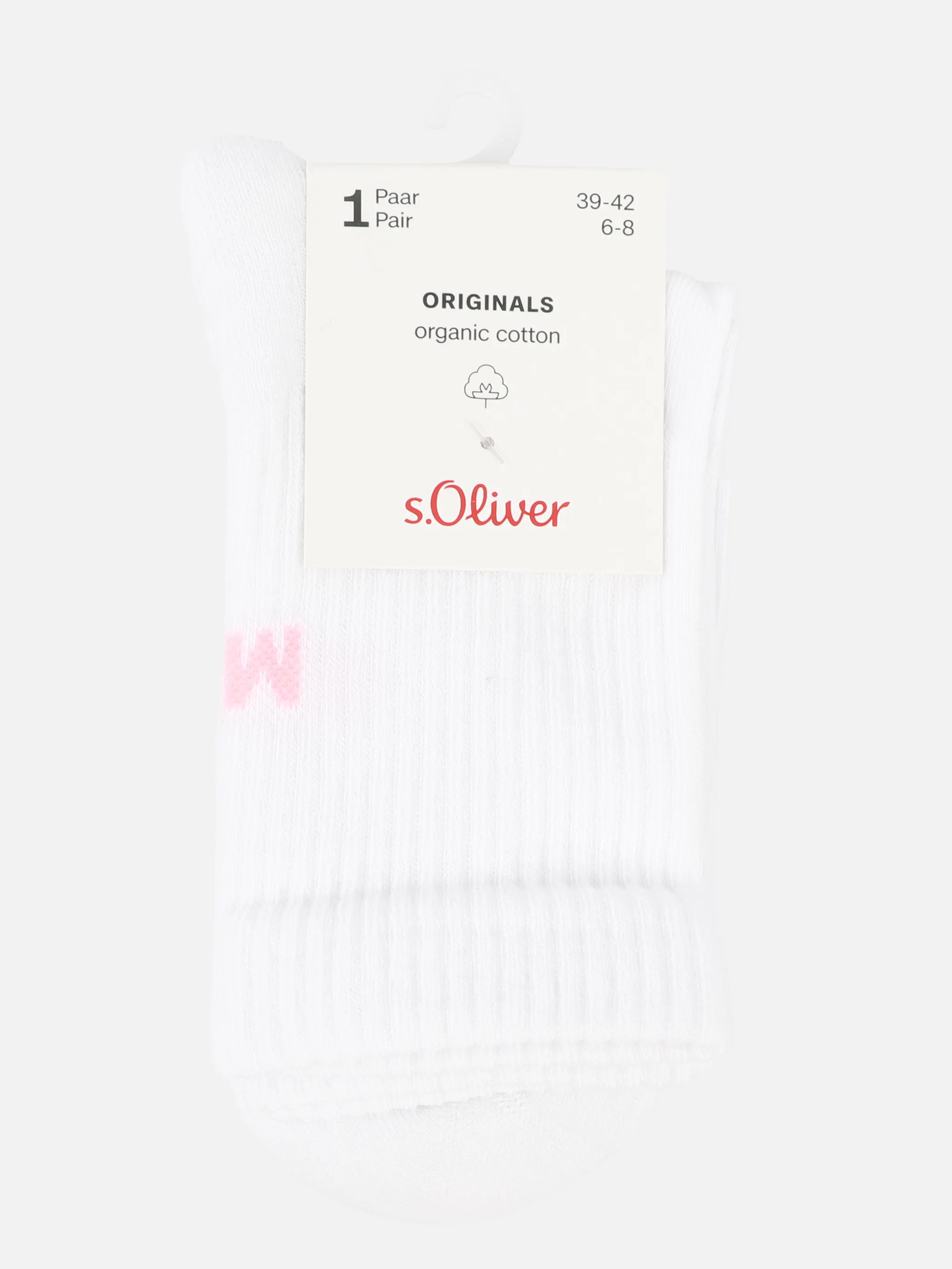 s.Oliver S20131 UN Tennissocken Sprüche Weiß 928776 1614 2