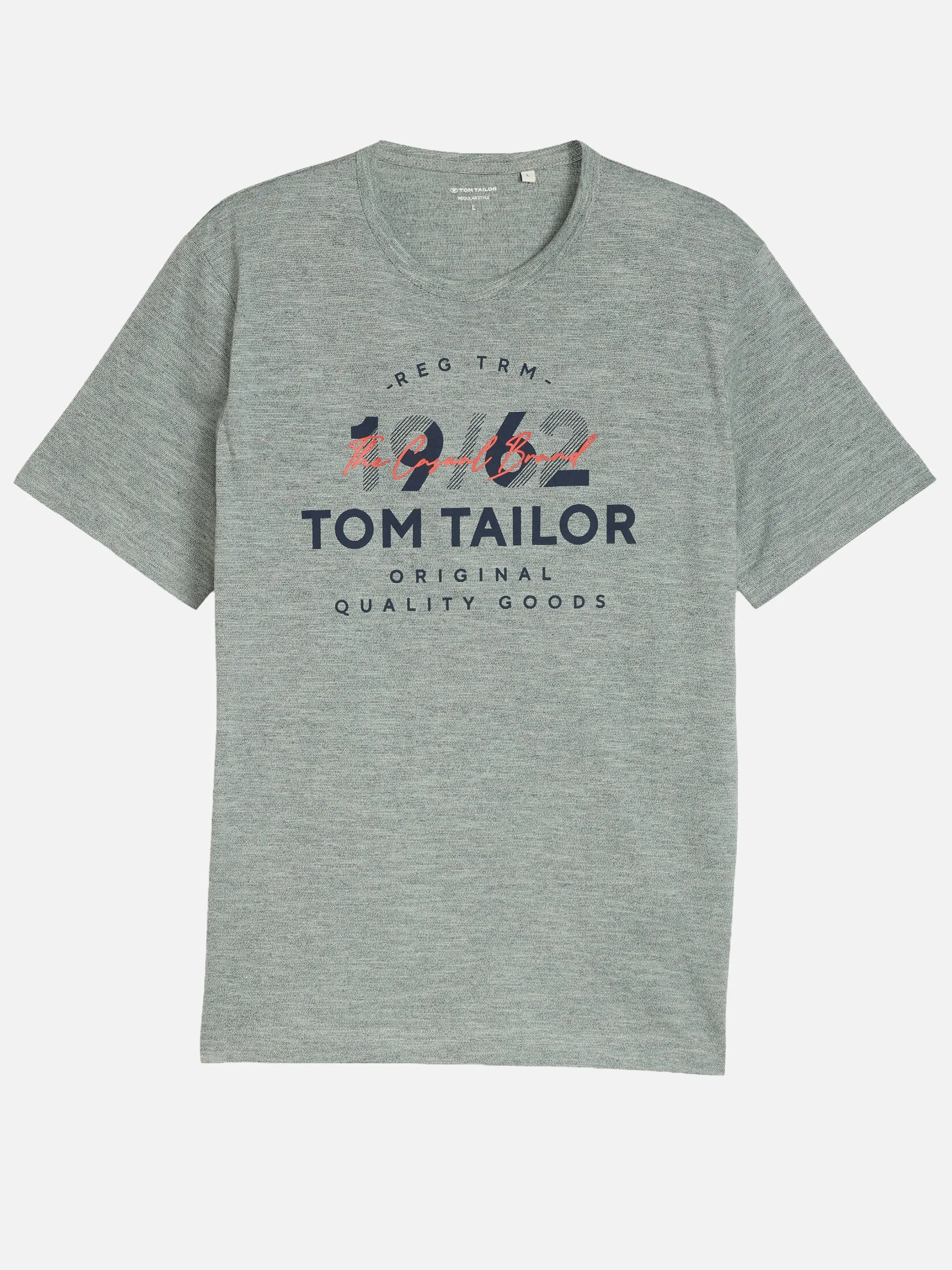 Tom Tailor 1050602 NOS printed fine stripe t-shirt Grün 922103 40037 3