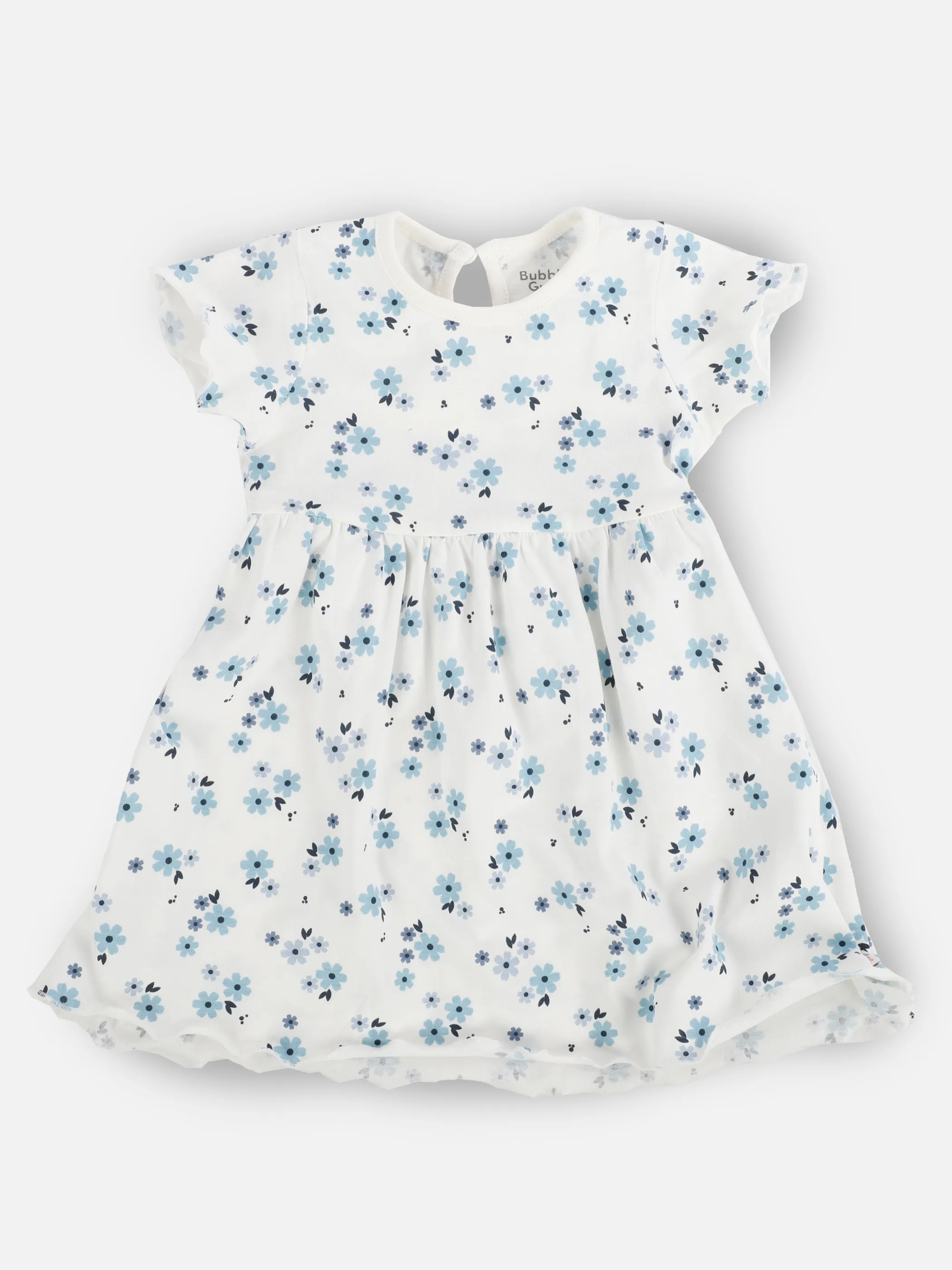 Bubble Gum BM 2er Pack Kleid in blau/weiß mit blumen AOP Blau 909817 BLAUWEIß 3