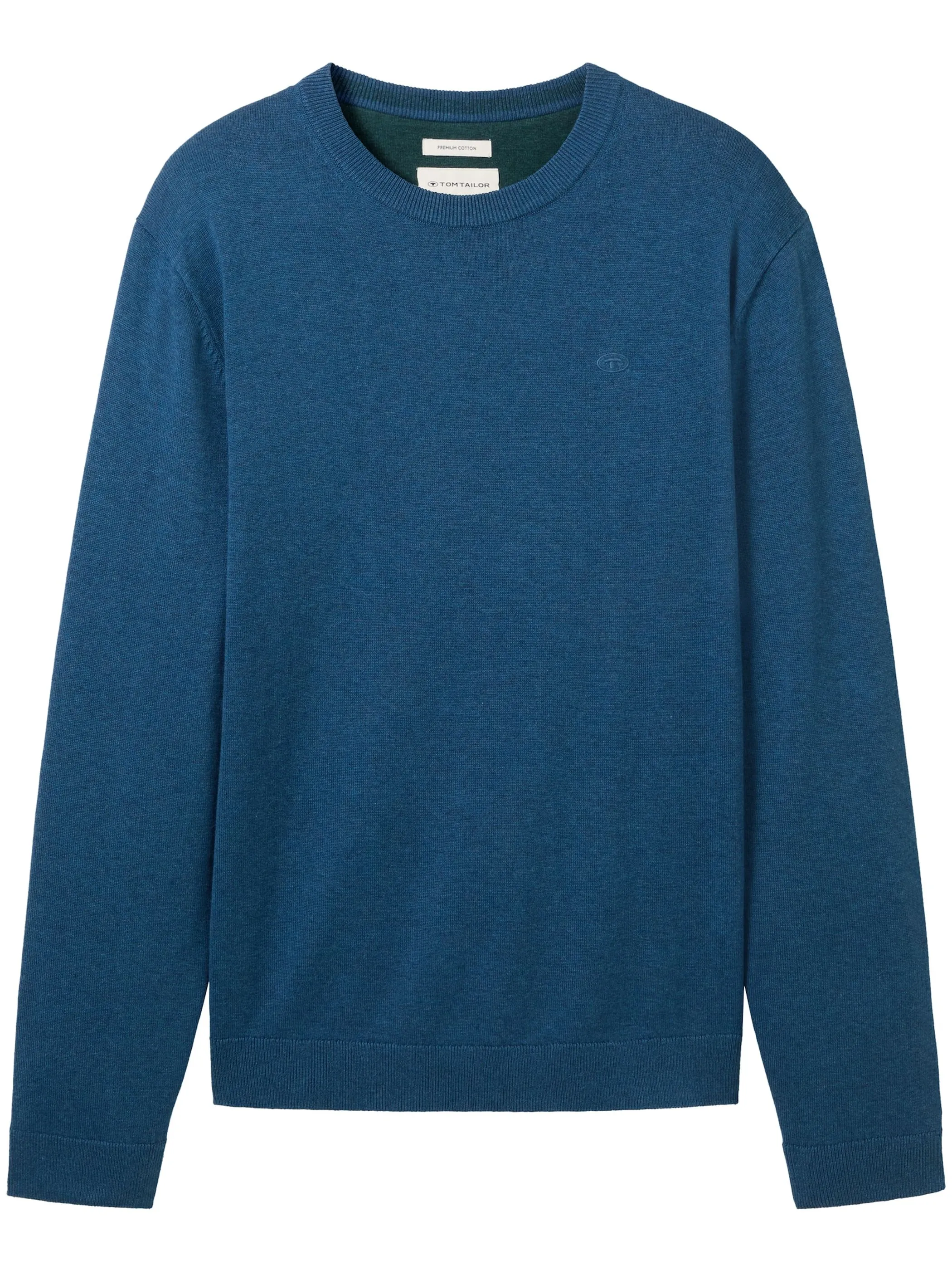 Tom Tailor 1039805 NOS basic crewneck knit Grau 898460 36295 1