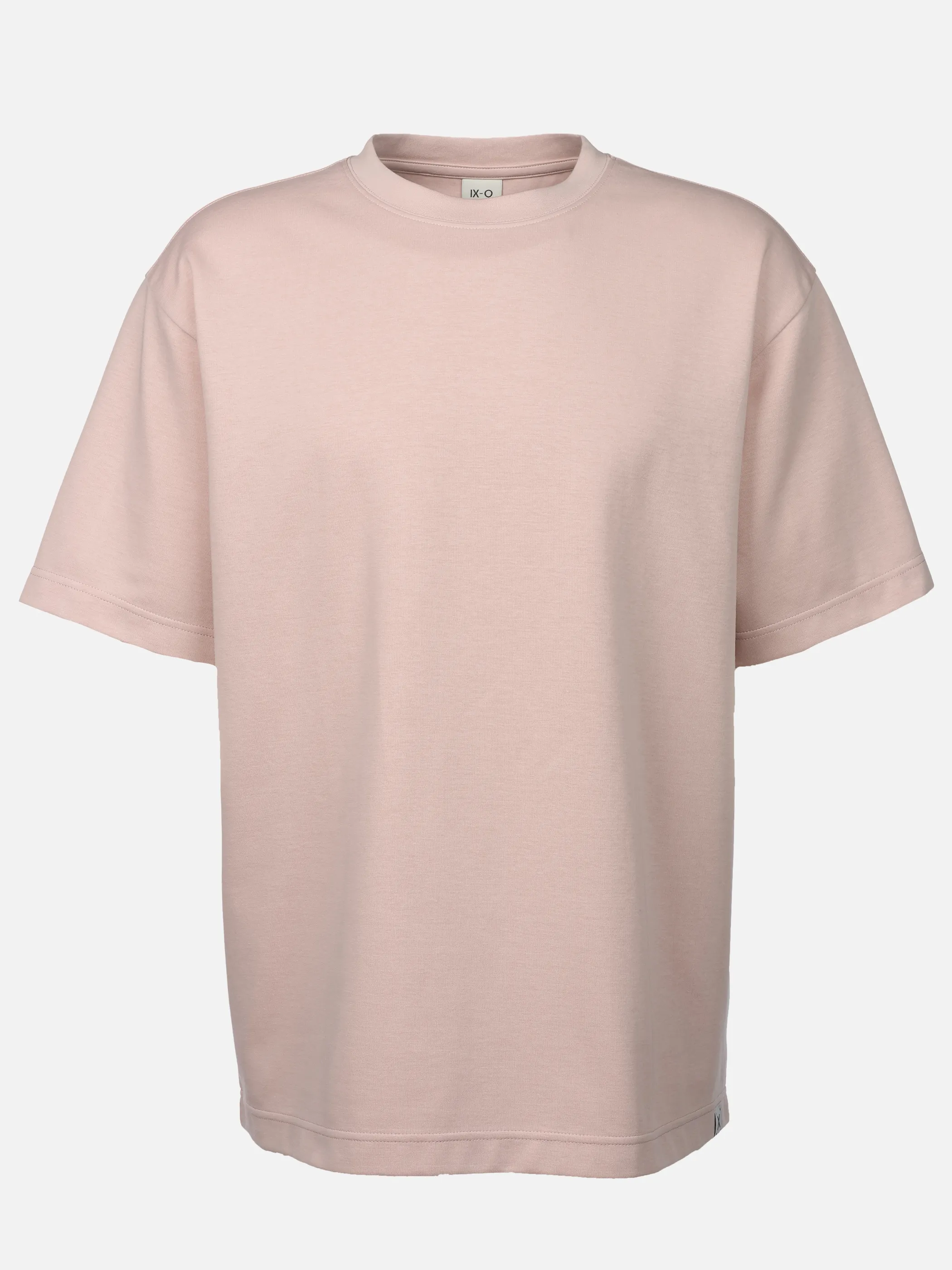 IX-O He.- eng anliegendes T-Shirt mit Rundhalsausschnit Pink 922760 ROSA 1