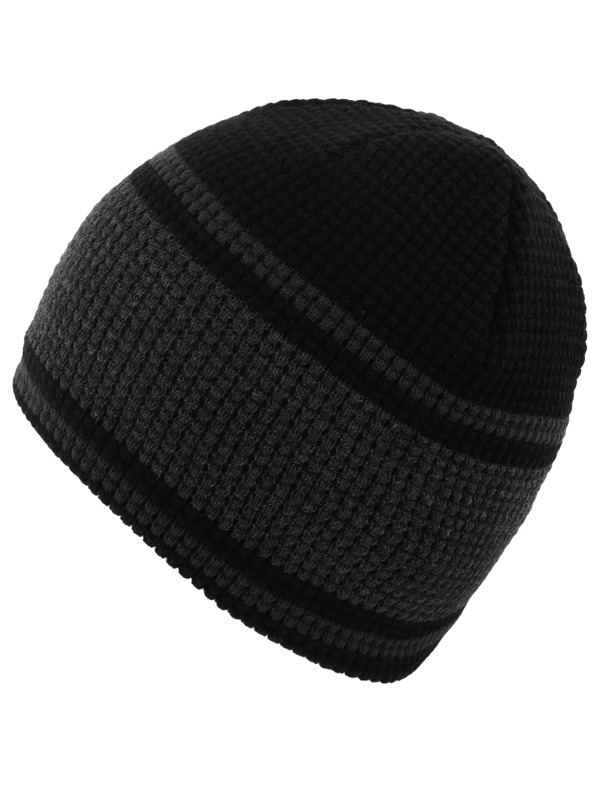 Jim Spencer He-Mütze mit Struktur Schwarz 916754 SCHWARZ 2