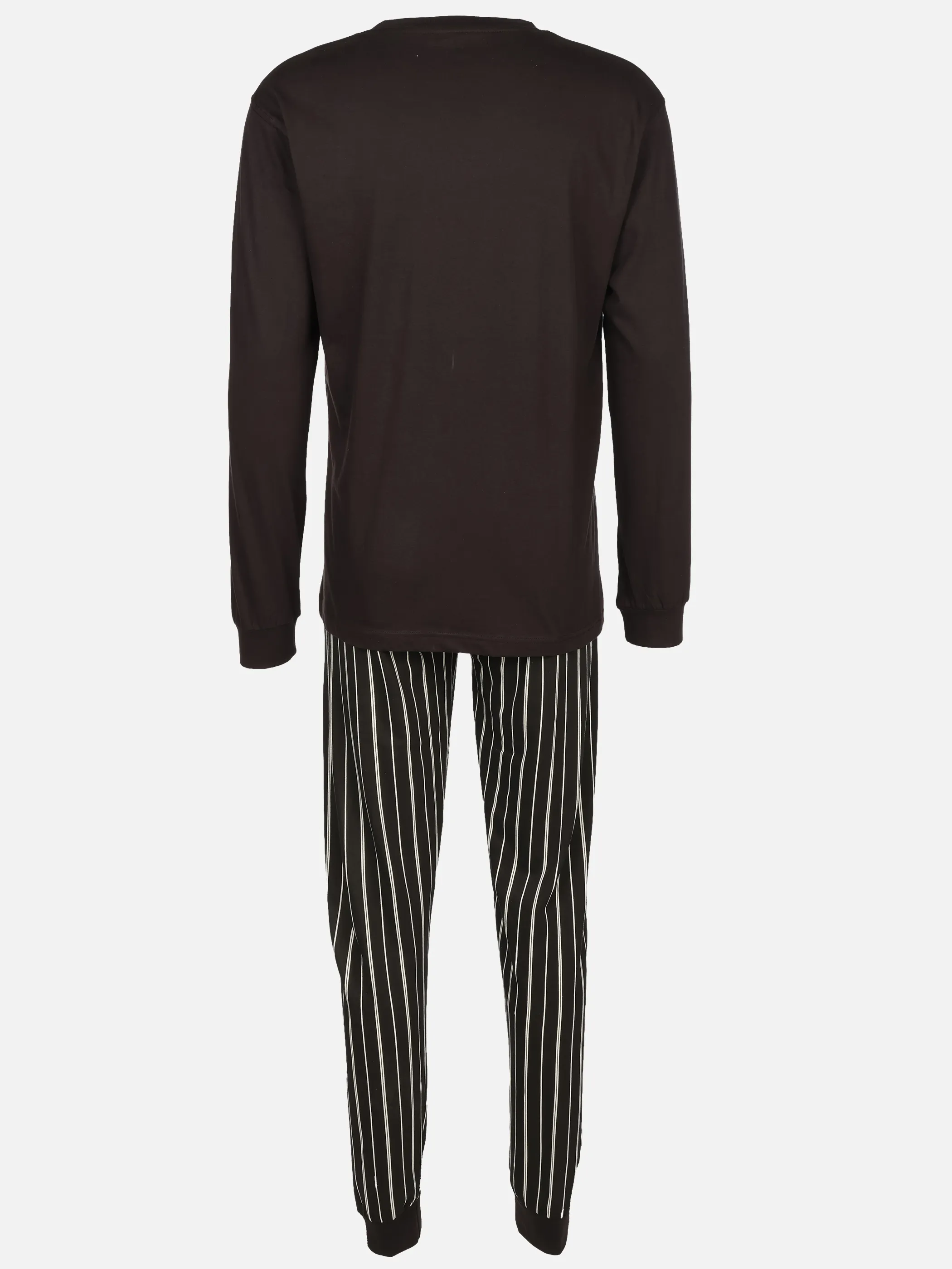 Jim Spencer He Pyjama Sweat+Karo Schwarz 929143 SCHWARZ 2
