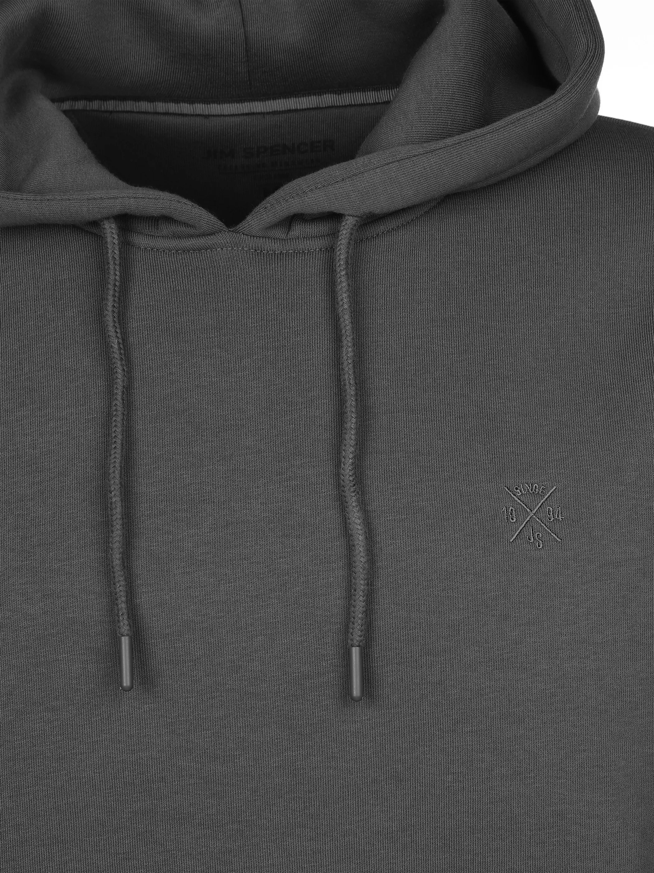 Jim Spencer He. Kapuzensweatshirt uni seasonal Grau 887929 GREY 3