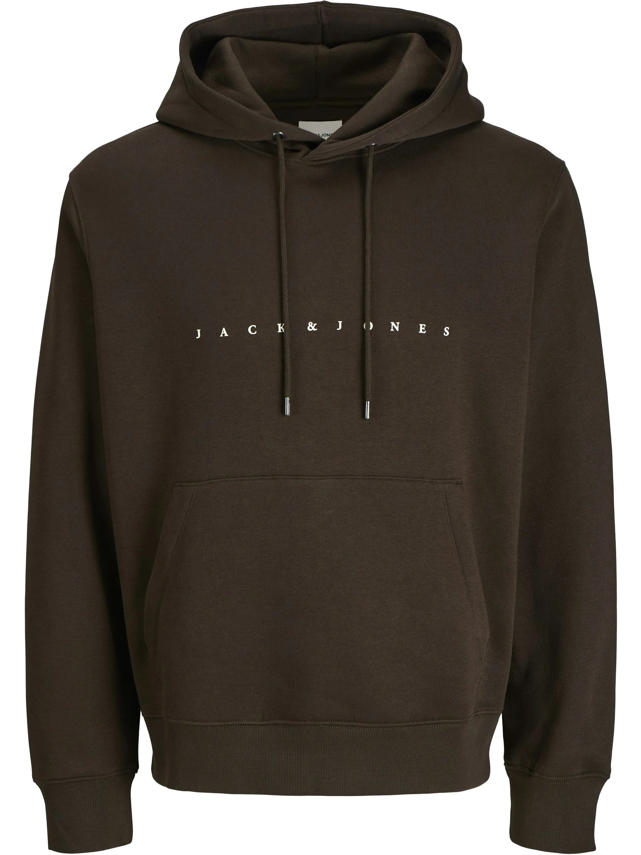 Jack Jones 12233972 JJESTAR JJ SWEAT HOOD Braun 878876 176190 1