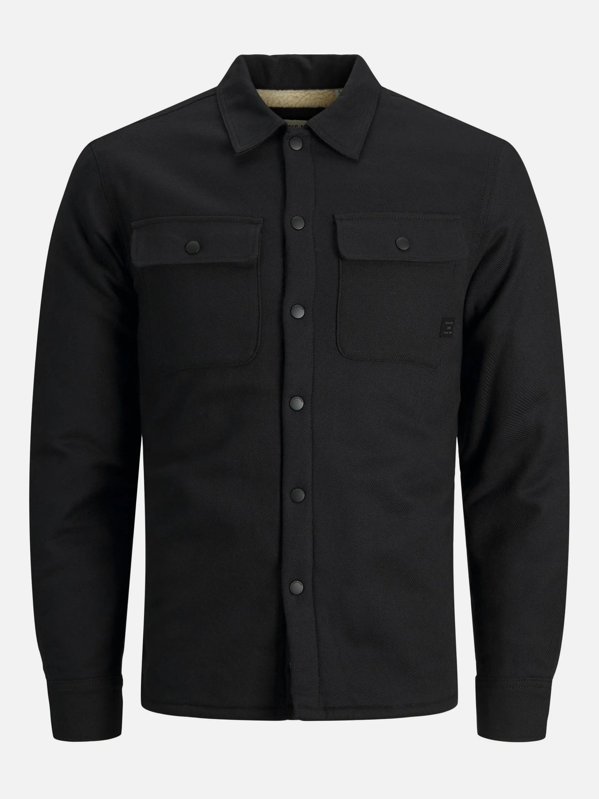 Jack Jones 12198419 JCOKIRK TEDDY OVERSHI Schwarz 856525 178012 1 Jack Jones 12198419 JCOKIRK TEDDY OVERSHI Schwarz 856525 178012 1