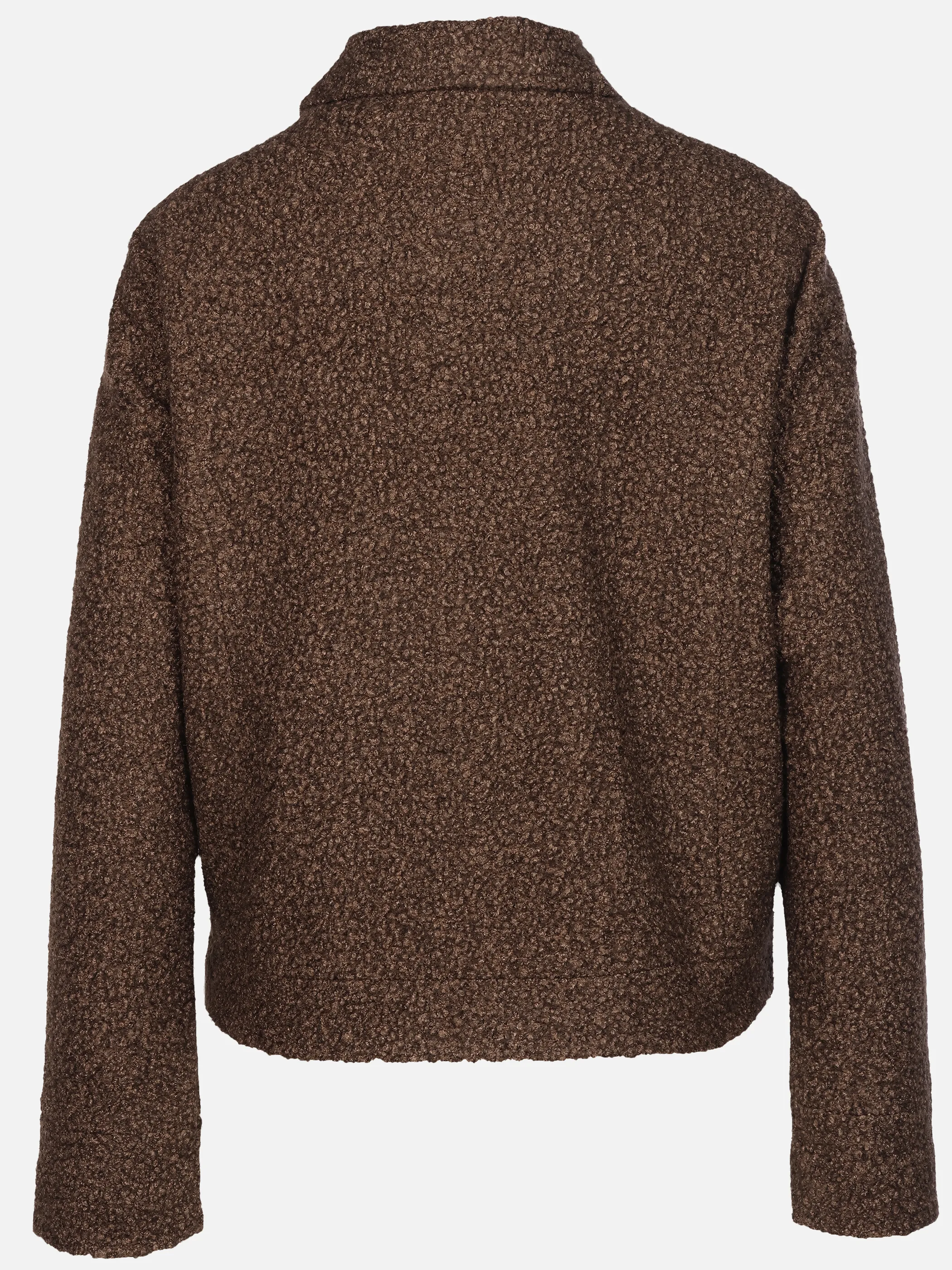 Lisa Tossa Da-Bouclé Jacke, cropped Braun 929148 JAVA 2