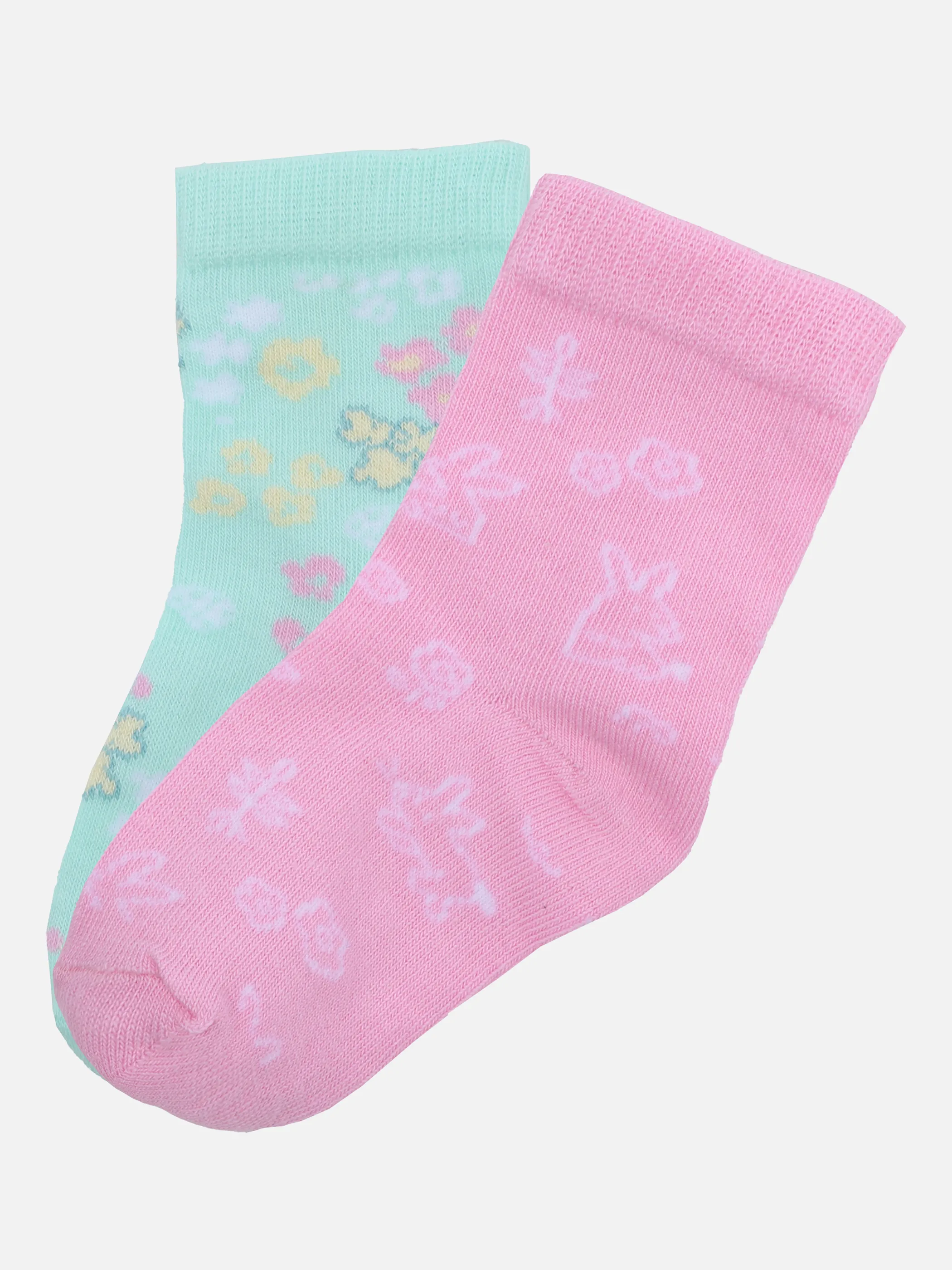 Bubble Gum BG Socken 2er Pack AOP Blumen Pink 863341 PINK/GREEN 1 Bubble Gum BG Socken 2er Pack AOP Blumen Pink 863341 PINK/GREEN 1