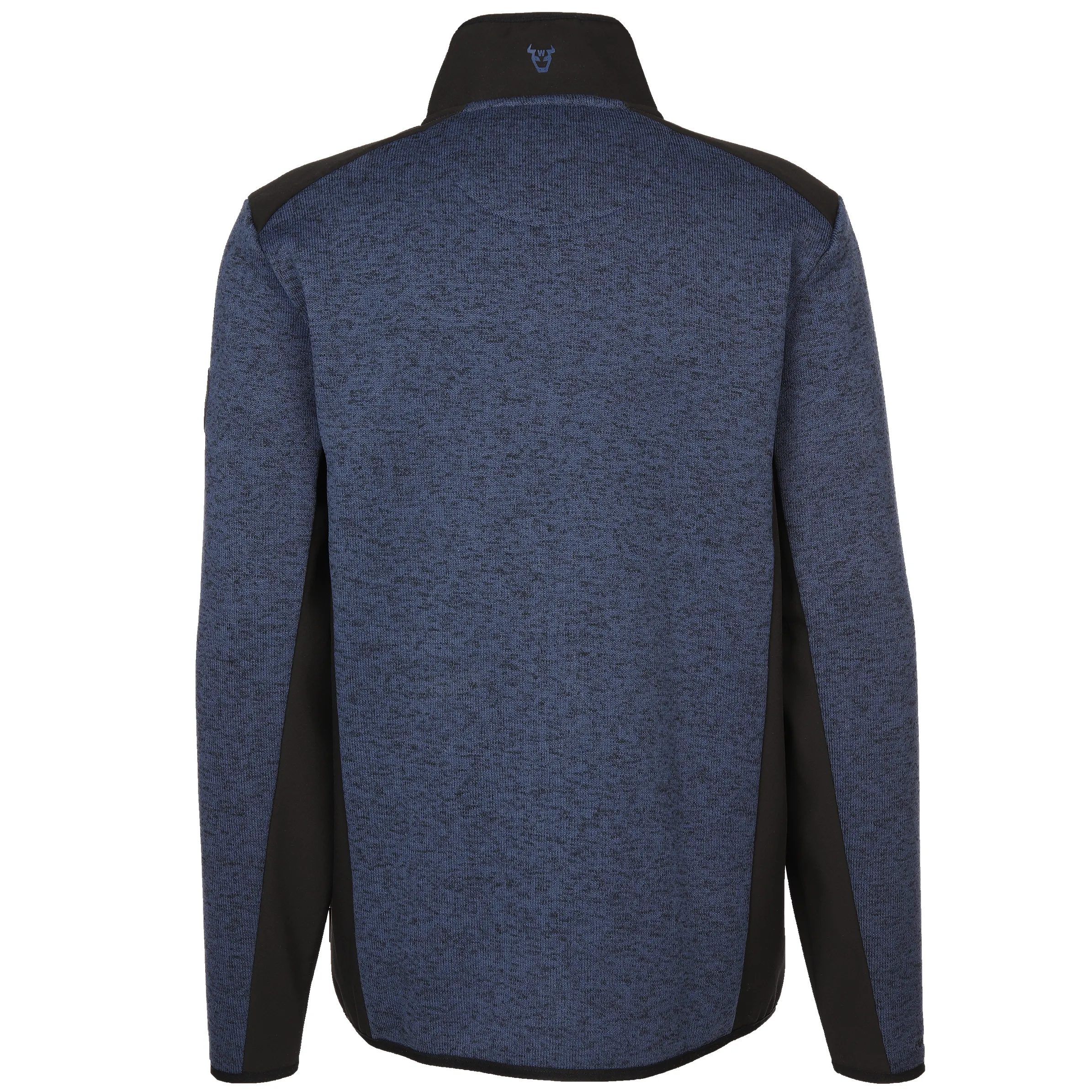 Worker He. Strickfleecejacke neon Blau 867036 NAVY MEL 2 Worker He. Strickfleecejacke neon Blau 867036 NAVY MEL 2