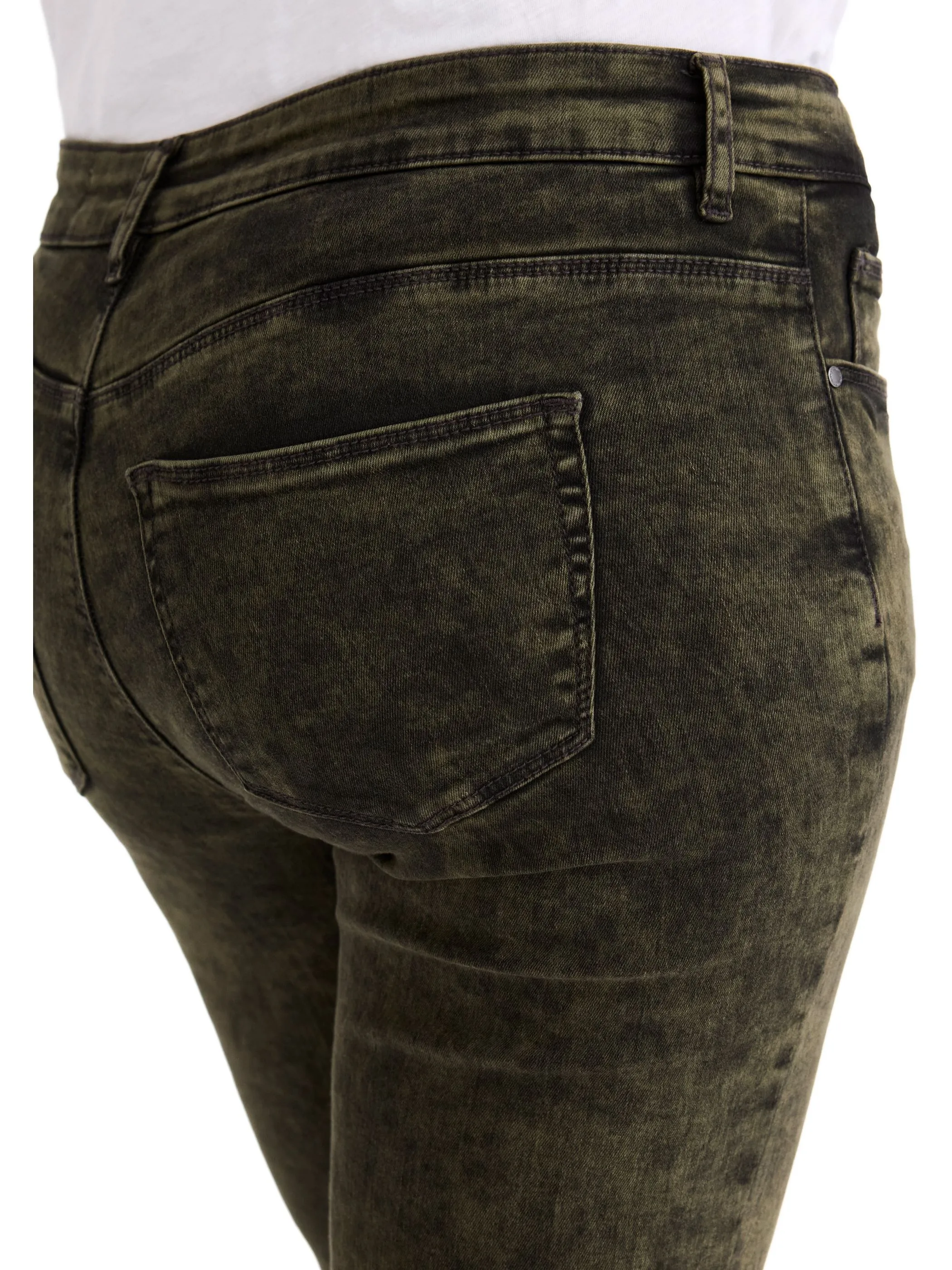Stooker DOB 22900980007747 Da. Hosen lang, Oliv 888723 7747 3