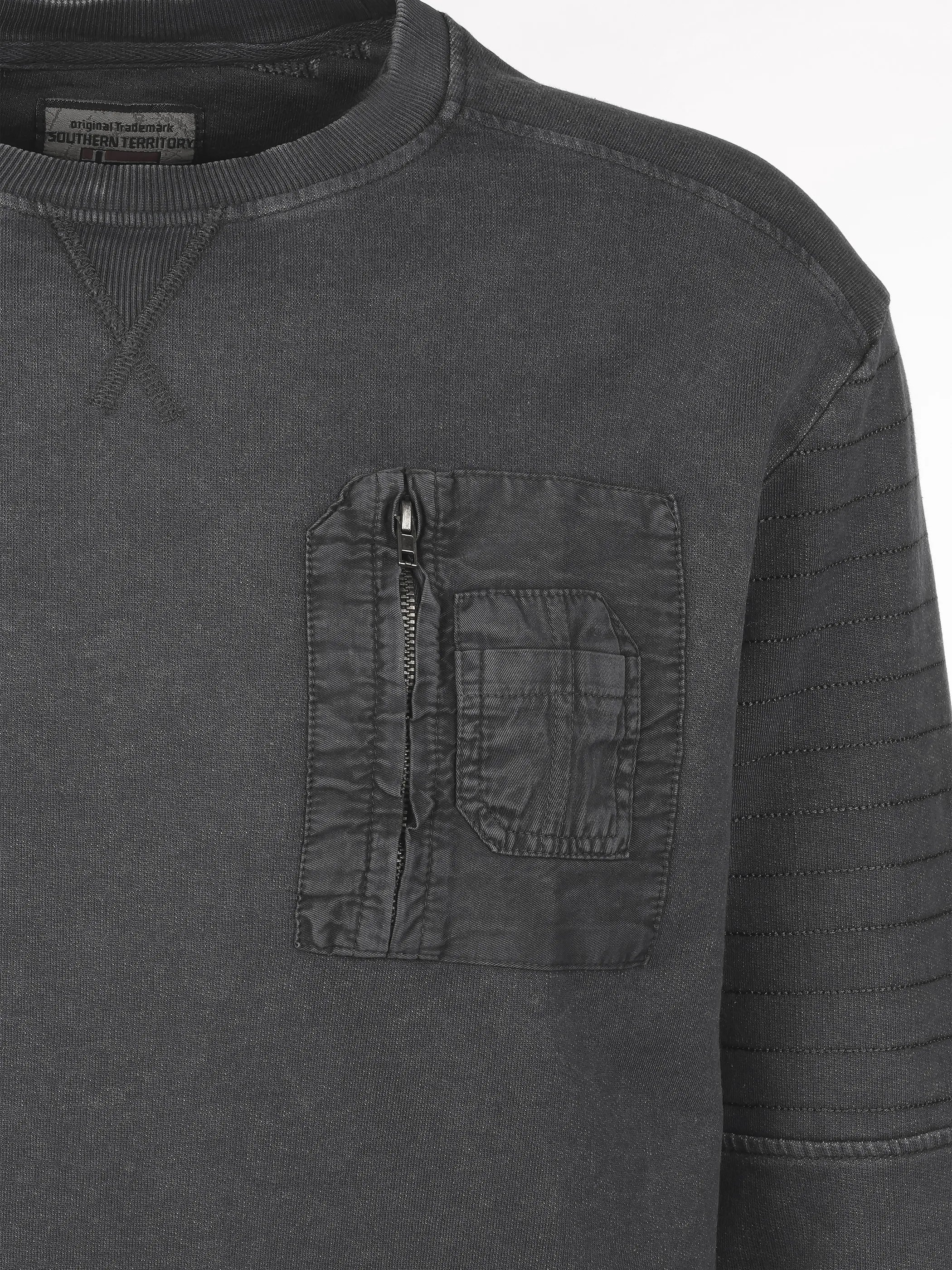 Southern Territory He. Sweatshirt Brusttasche Silber 918971 008 3