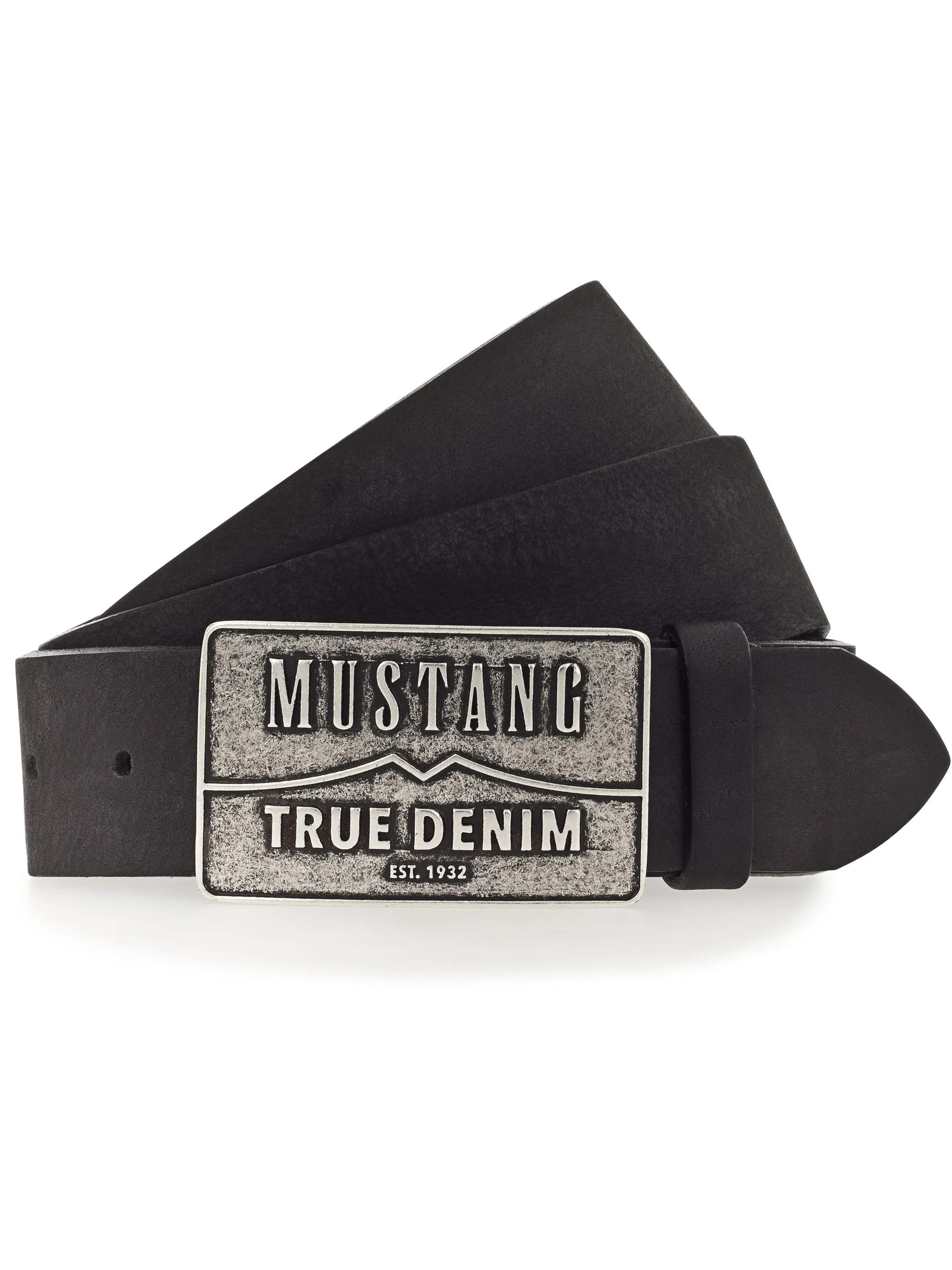Mustang MG2170R17 40 mm Vollledergürte Schwarz 885639 0790 1
