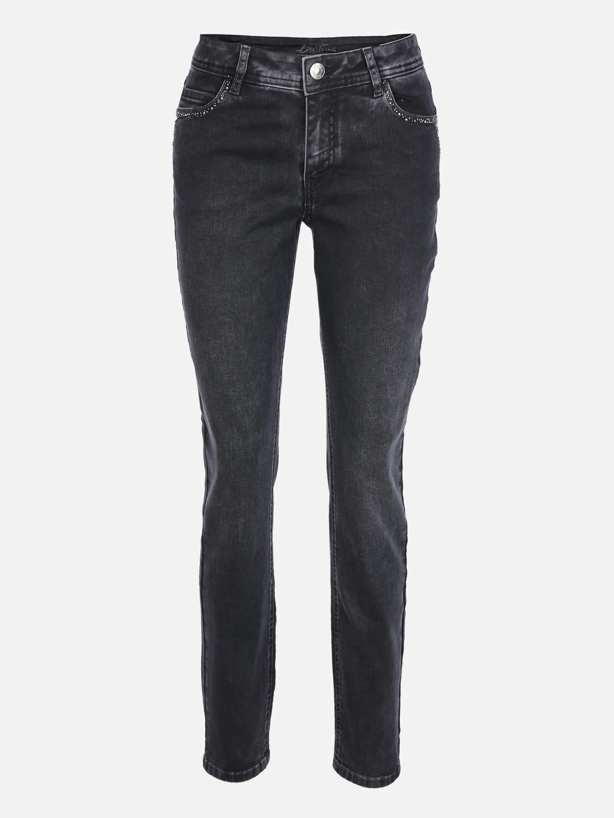 Lisa Tossa Da-Jeans Slimfit Hanna 5-Pocke Schwarz 845533 SCHWARZ 1