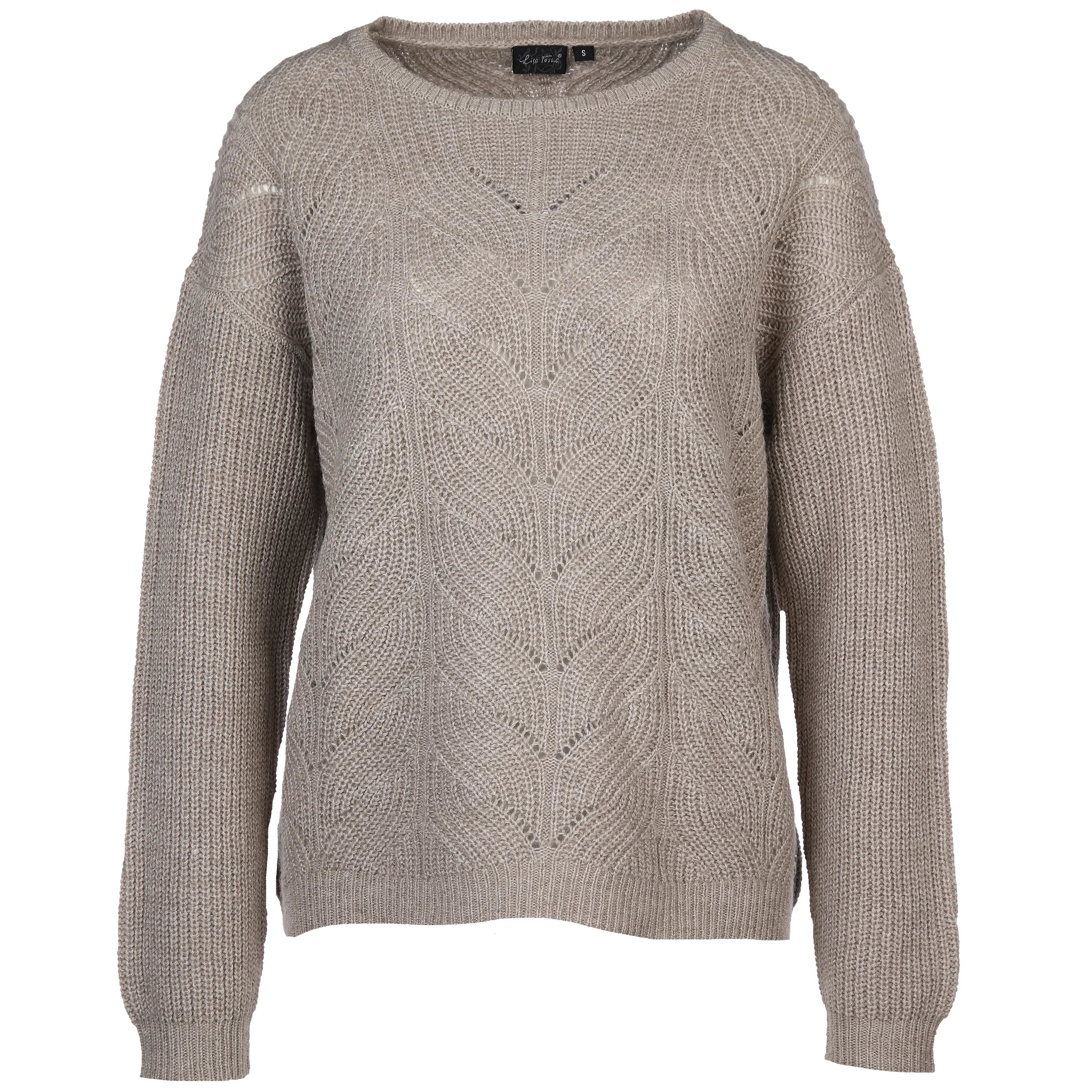 Lisa Tossa Da-Pullover m. Strukturstrick Braun 881242 HAZEL MEL 1