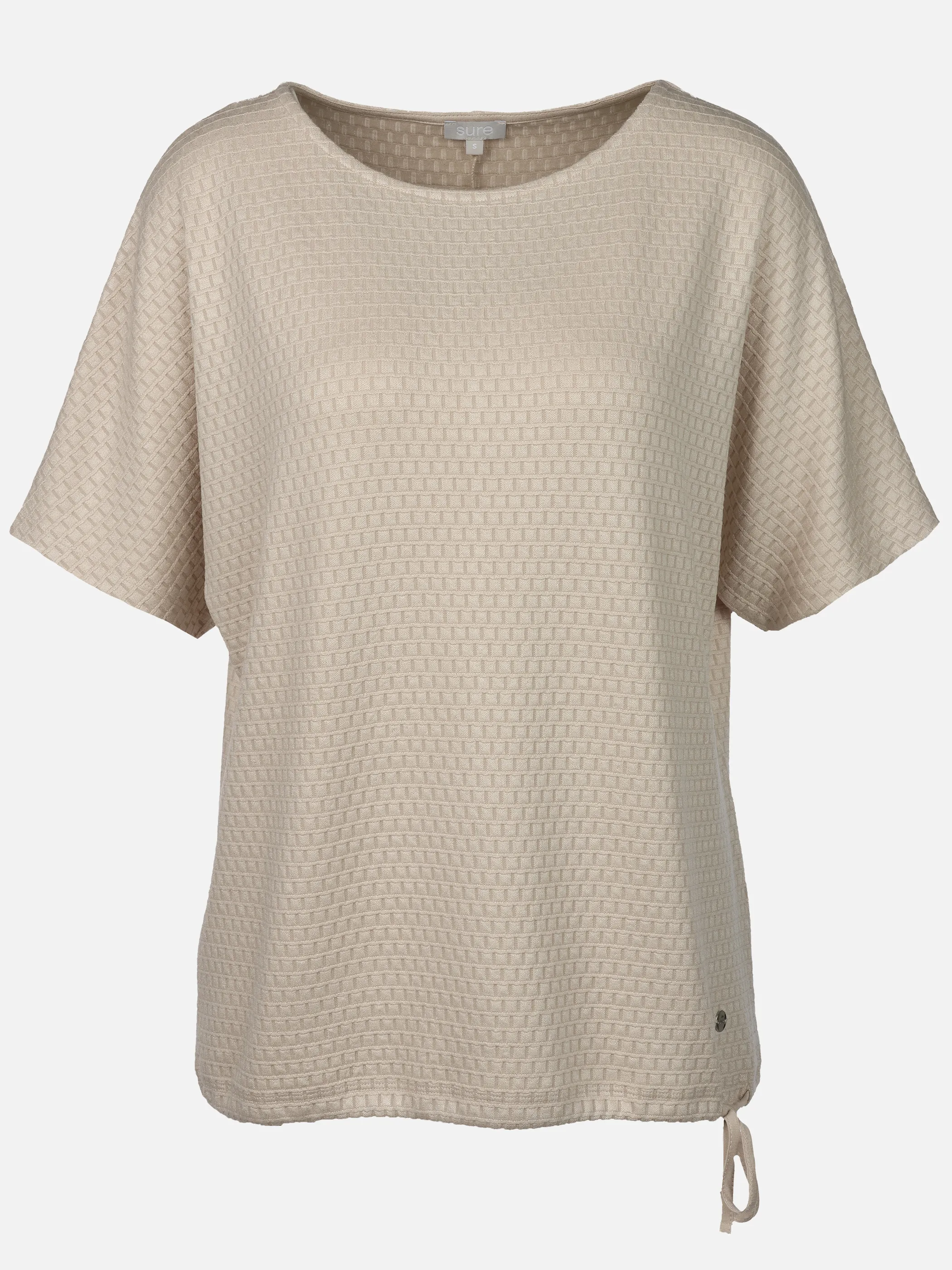 Sure Da-Jacquard-T-Shirt Beige 922069 OAK 1