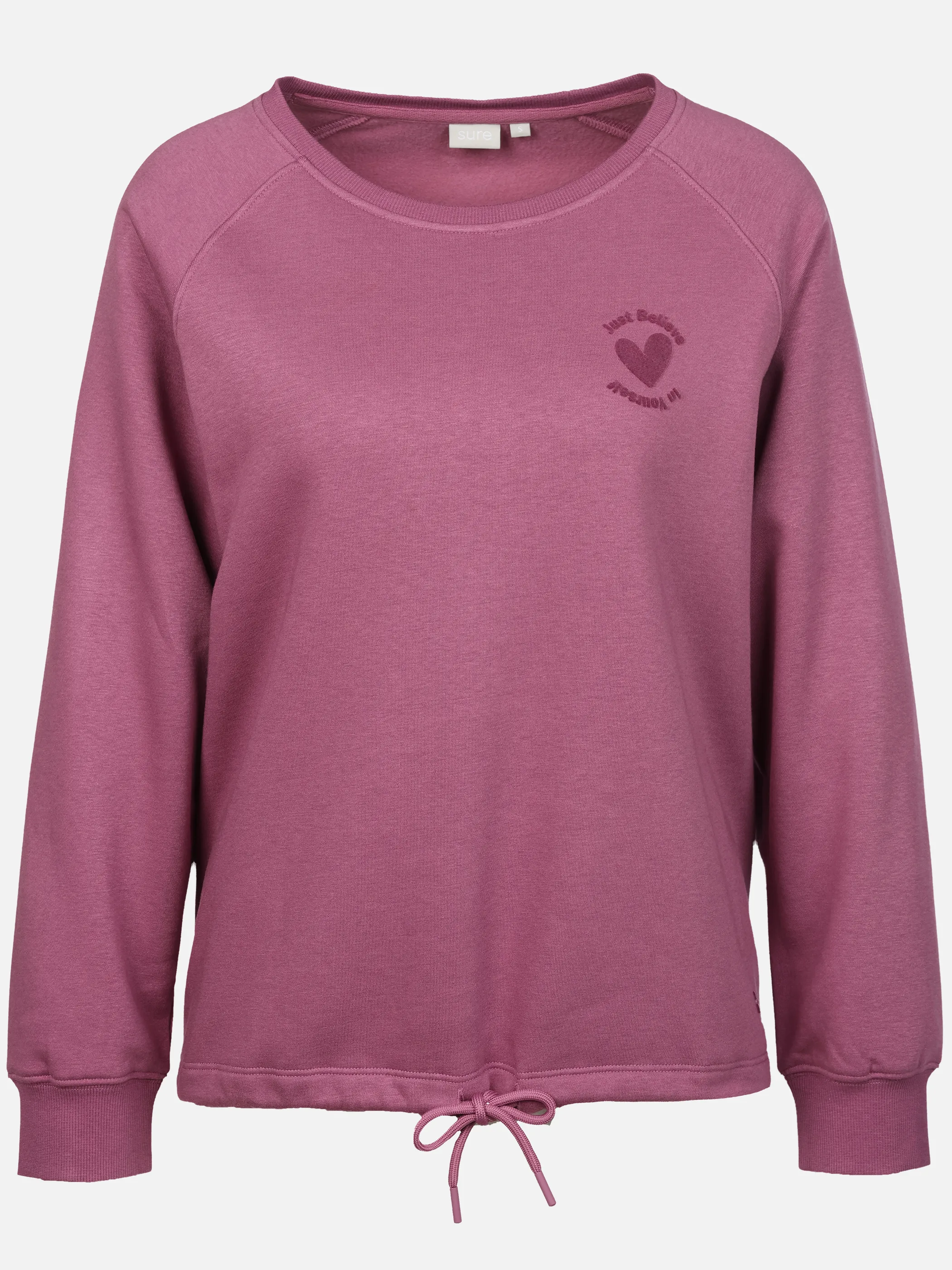 Sure Da-Sweatshirt m. Rückenprint Lila 928887 PURPLE 1