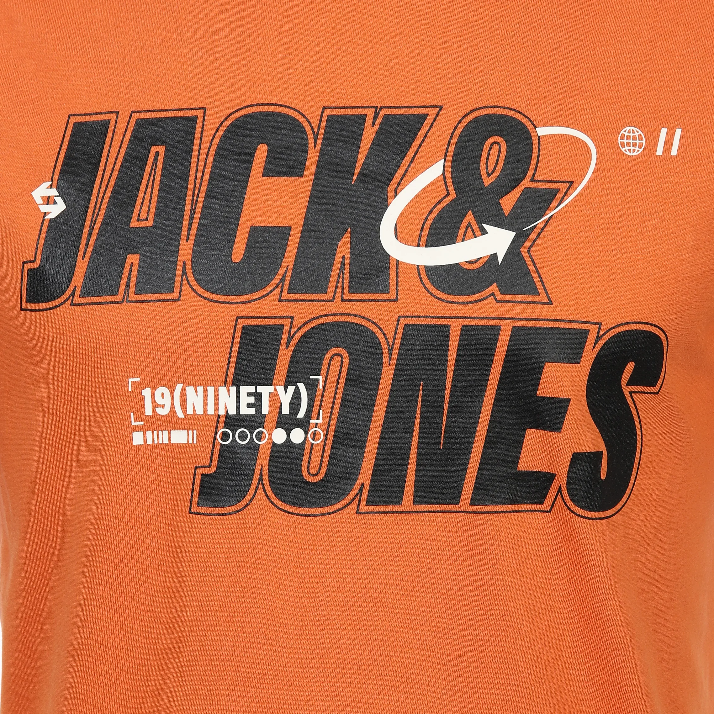 Jack Jones 12245712 JCOBLACK TEE SS CREW Orange 886131 176743 3