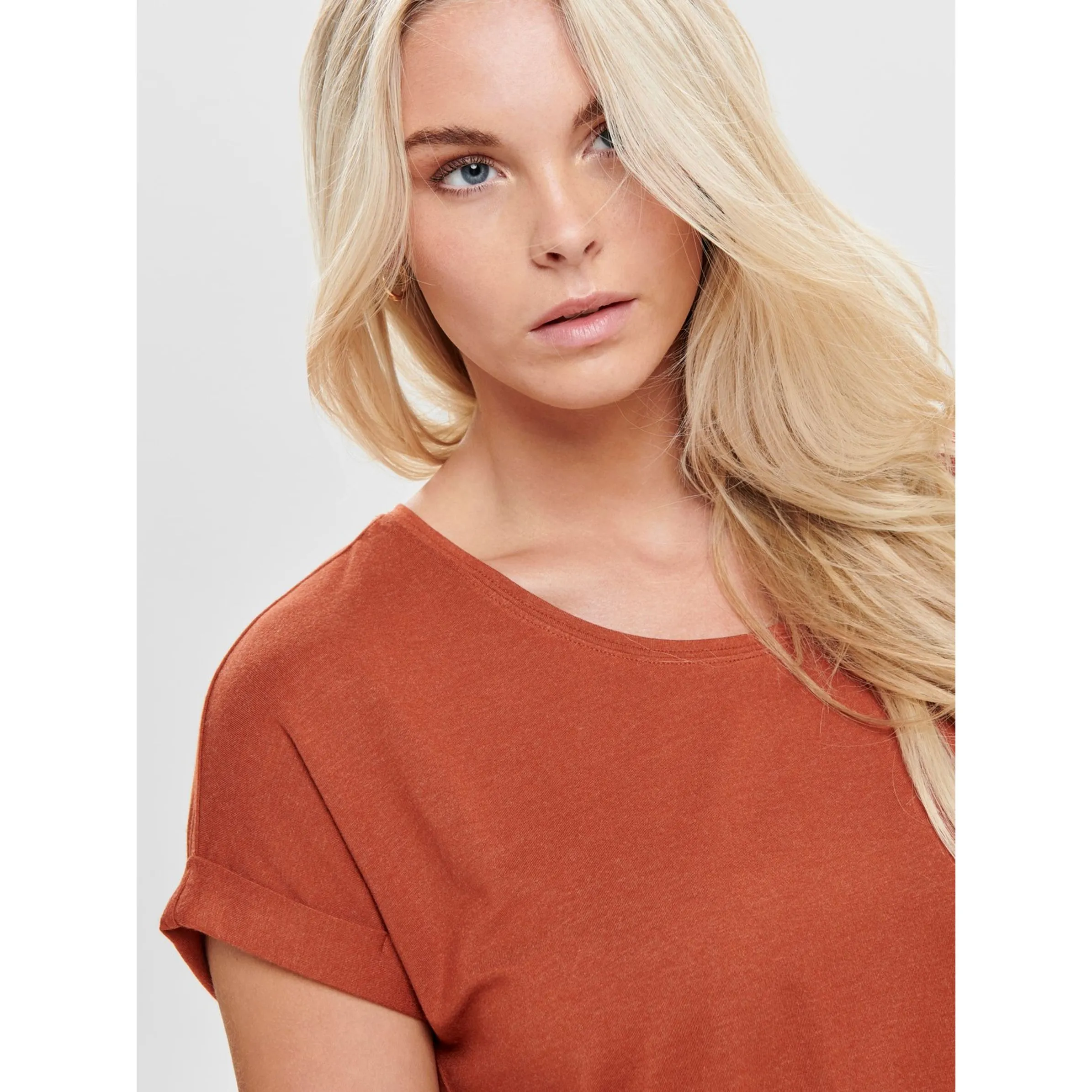 Only 15106662 ONLMOSTER S/S O-NECK Braun 820598 225195 5