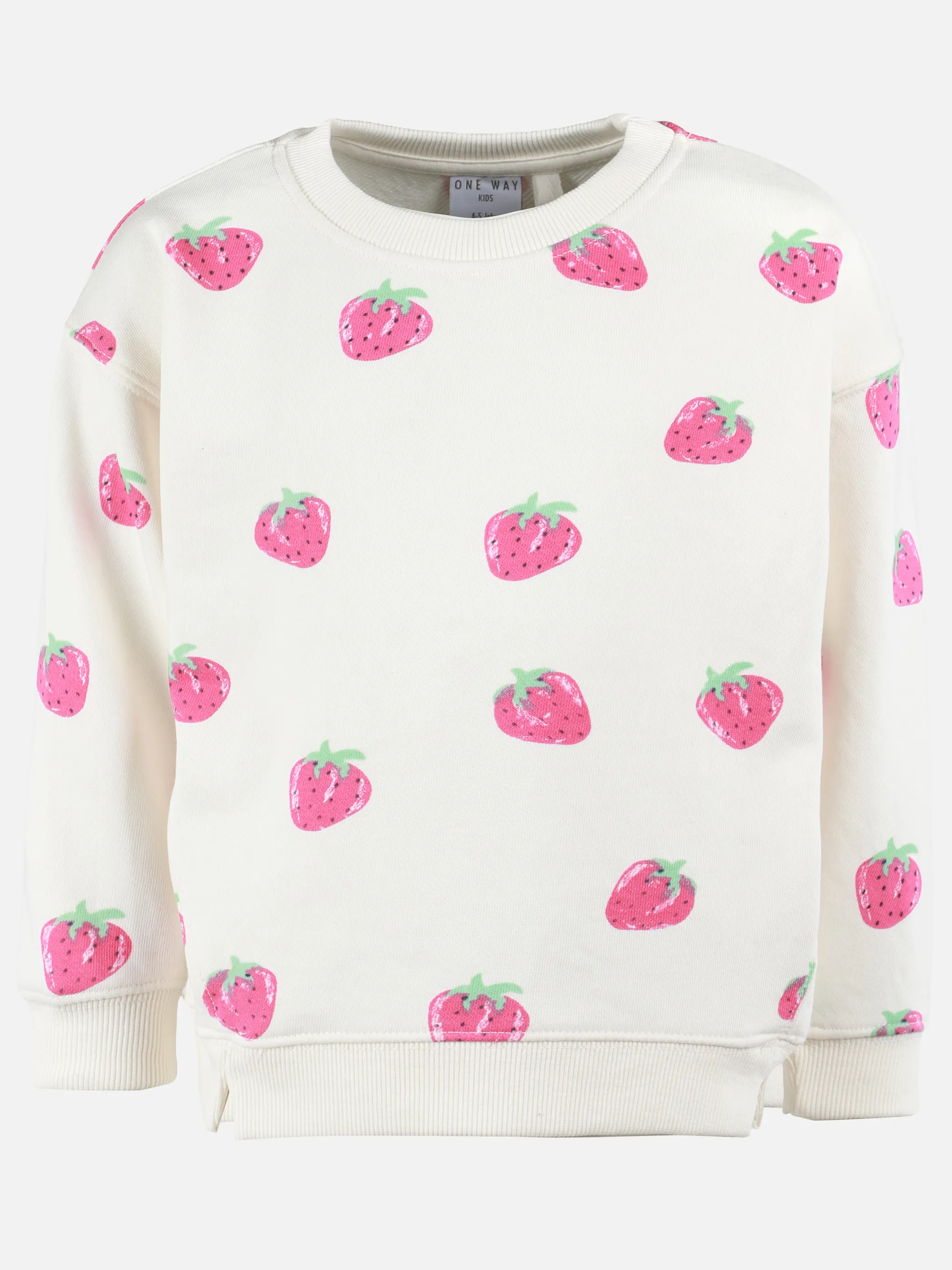 One Way MG Sweatshirt mit Erdbeerren AOP in Beige Beige 921831 BEIGE 1