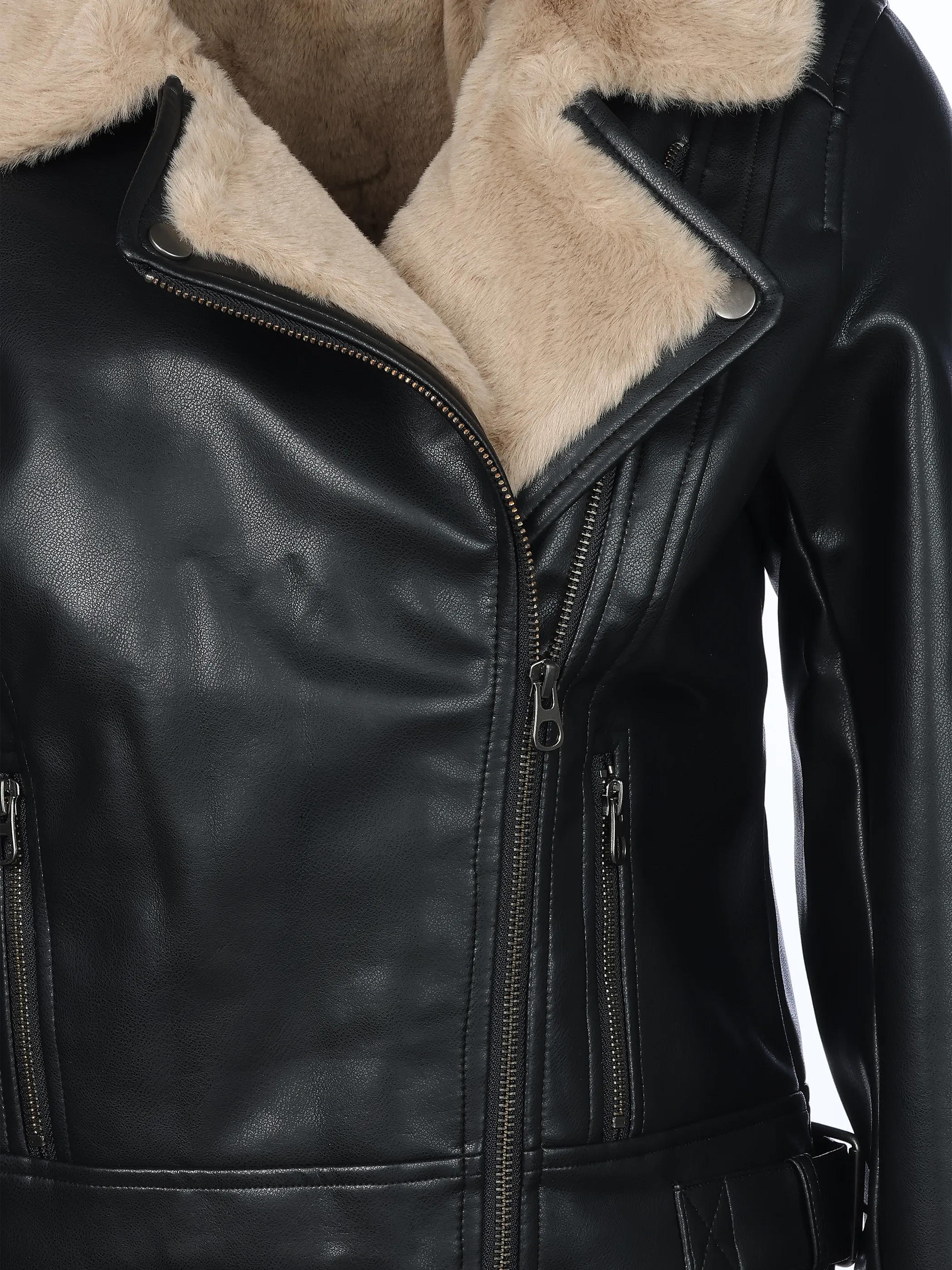 Lascana Fashion Lascana Fashion - Lederimitatjacke Schwarz 940312 4215 4