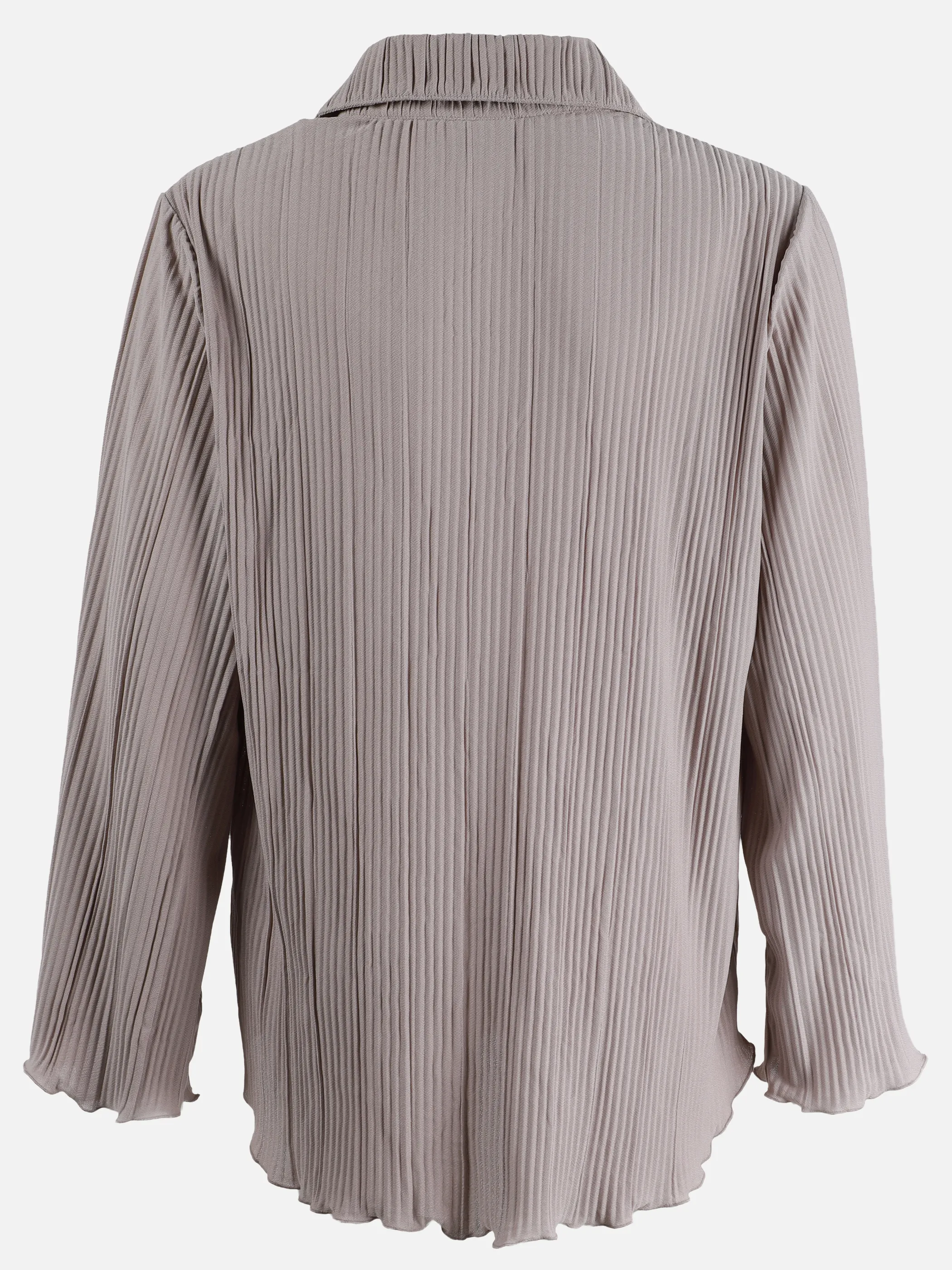 One Way TG Plissee Bluse in taupe Beige 922304 TAPE 2
