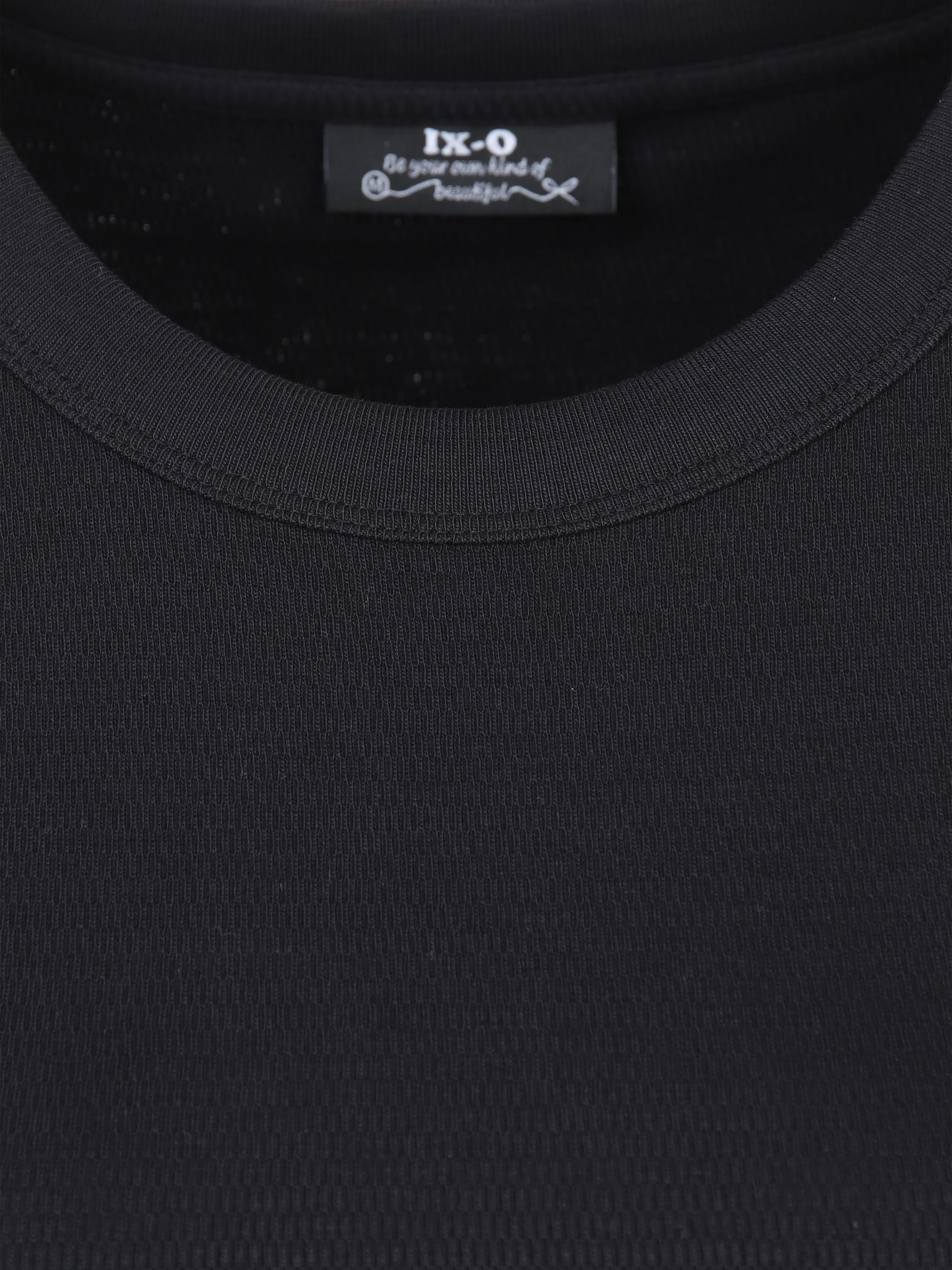 IX-O YF-Da Croped Top Schwarz 890778 BLACK 3