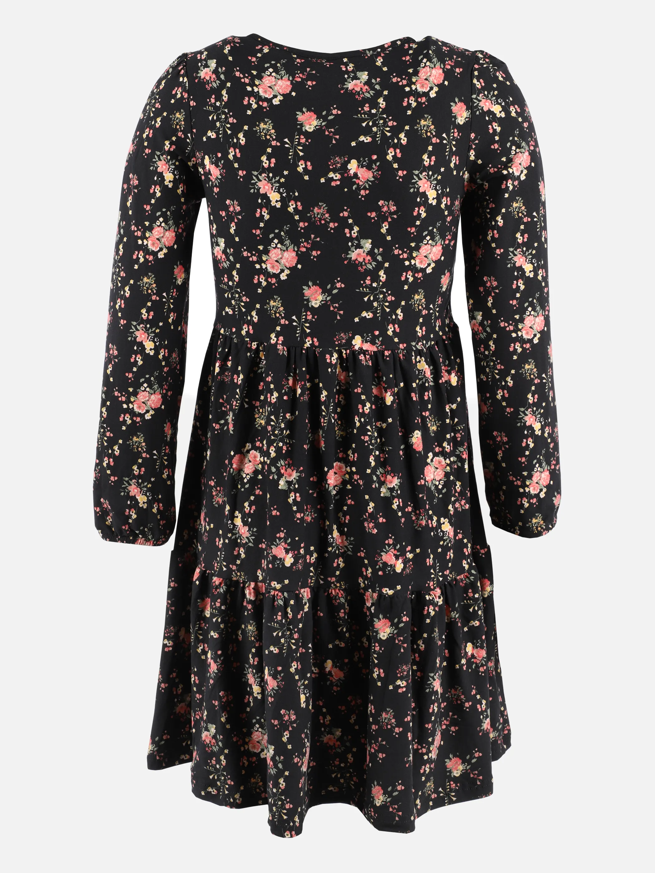 Stop + Go TG Kleid in schwarz AOP Blumen Schwarz 869042 SCHWARZ 2