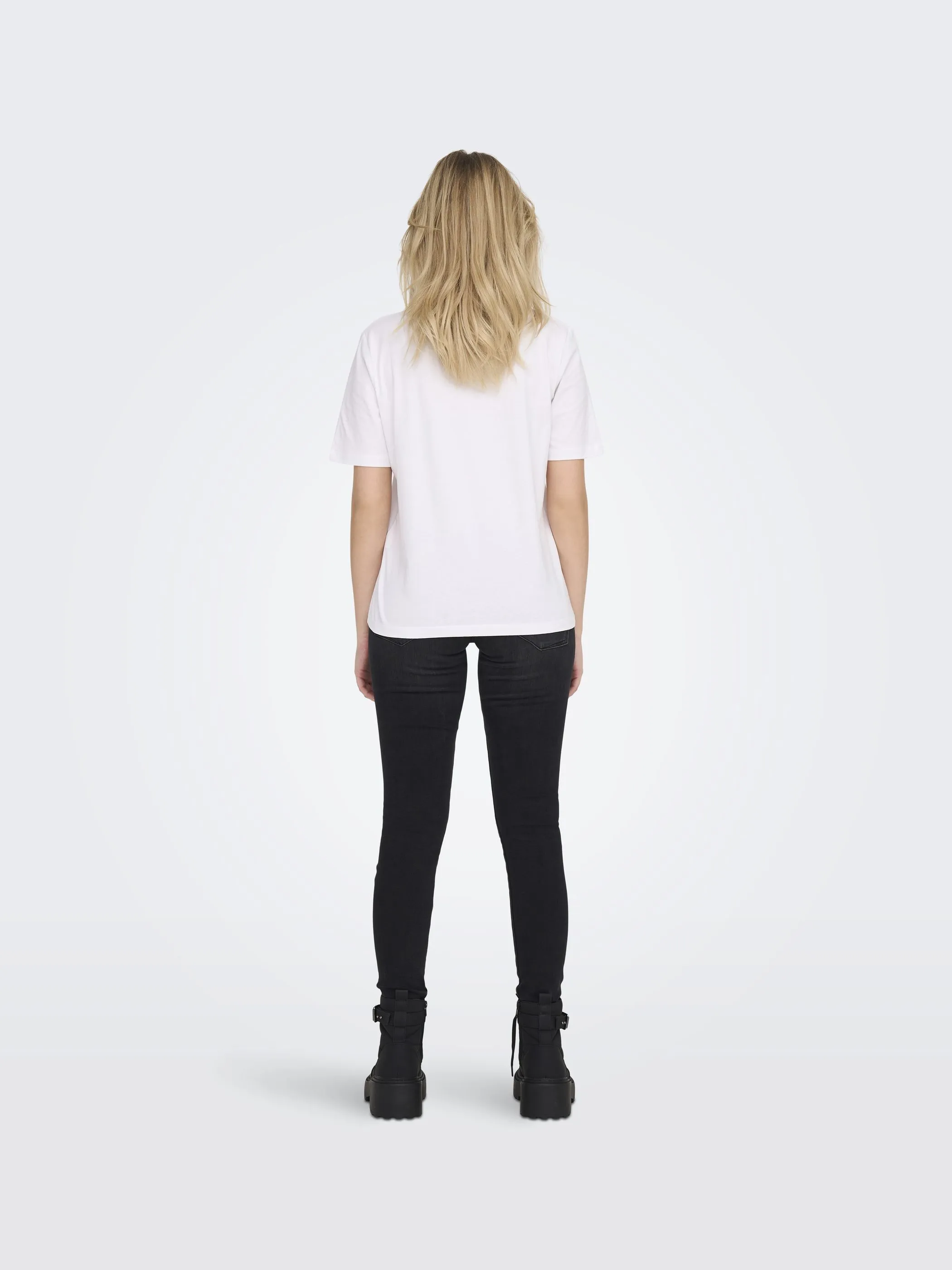 Only 15270390 ONLONLY S/S TEE JRS N Weiß 906665 177991 4