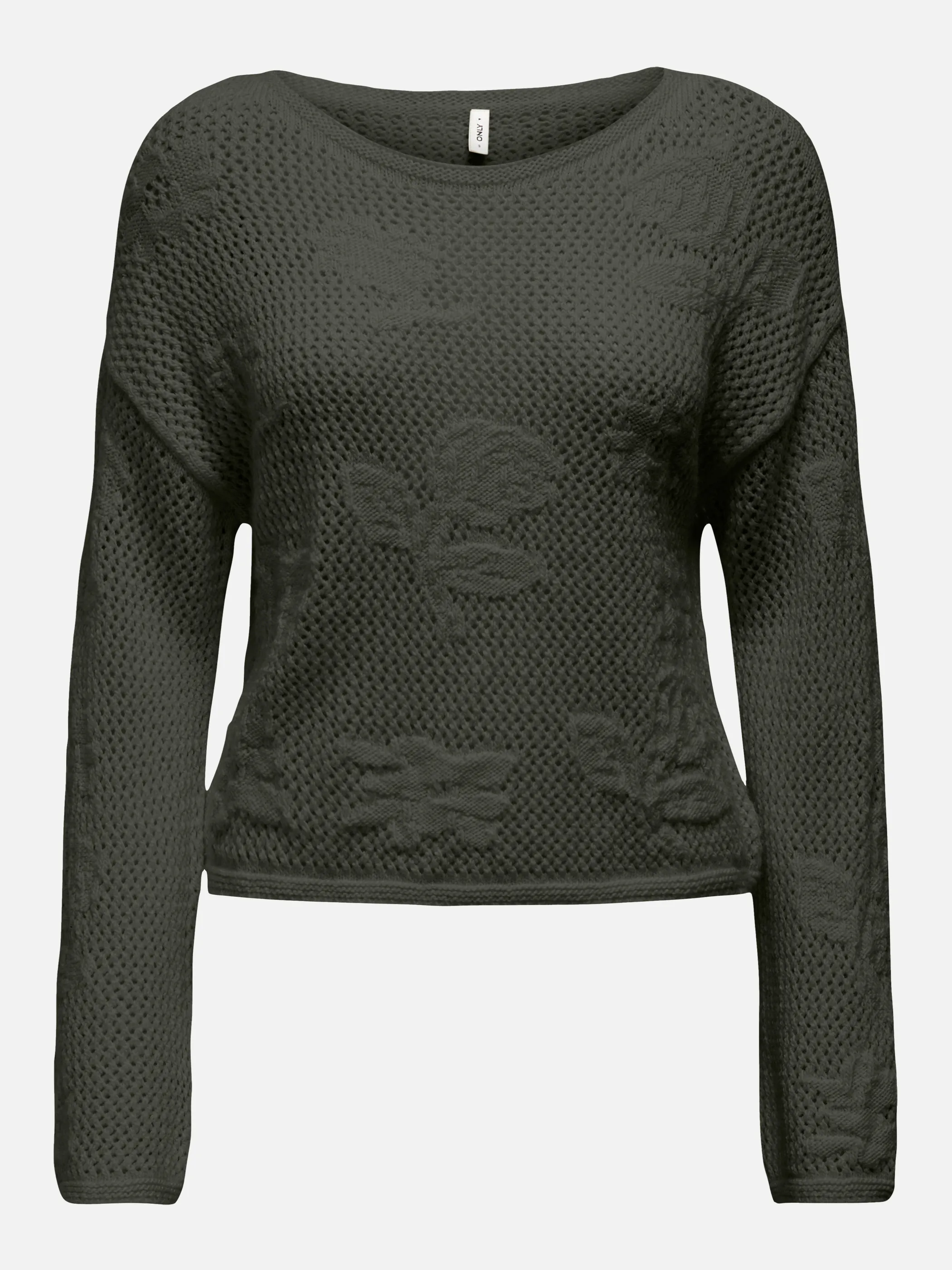 Only 15335014 ONLSTACY LS O-NECK CC Grau 903245 296560 1