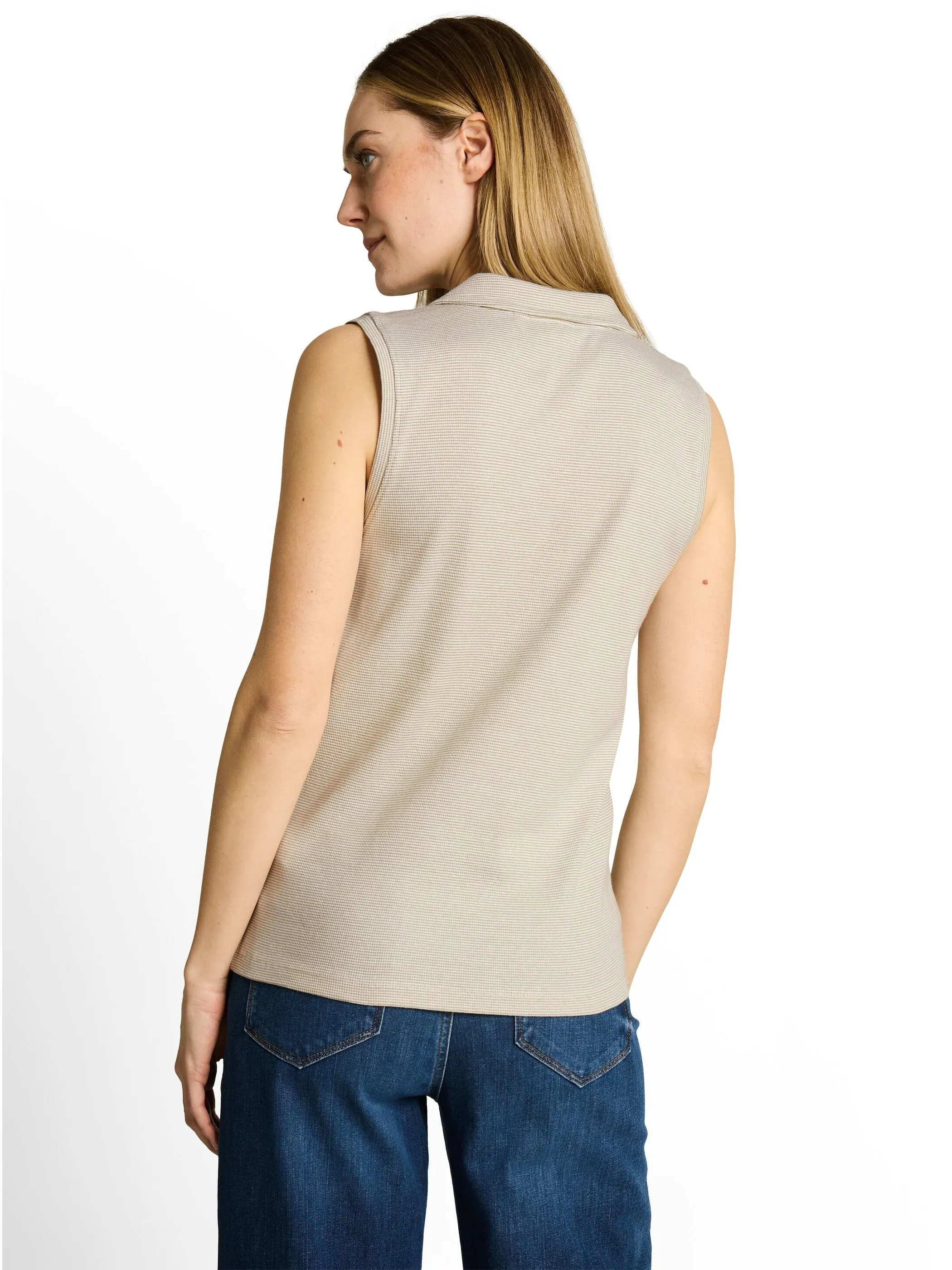 Tom Tailor 1051224 Top striped rib Grün 926007 41072 2
