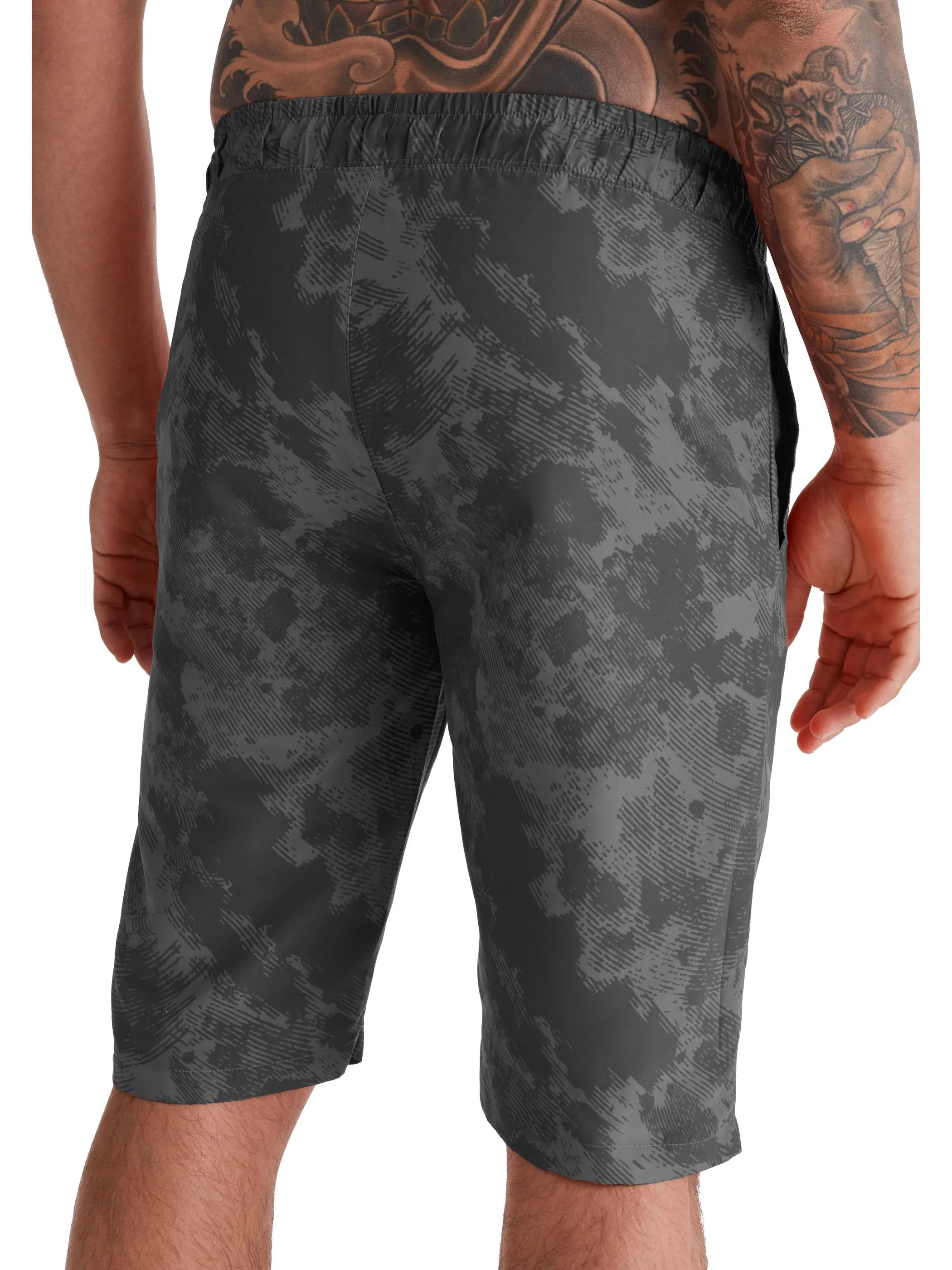 HERO by John Medoox 71550180009151 He-Badeshorts "Noah", lang Grau 928403 9151 2