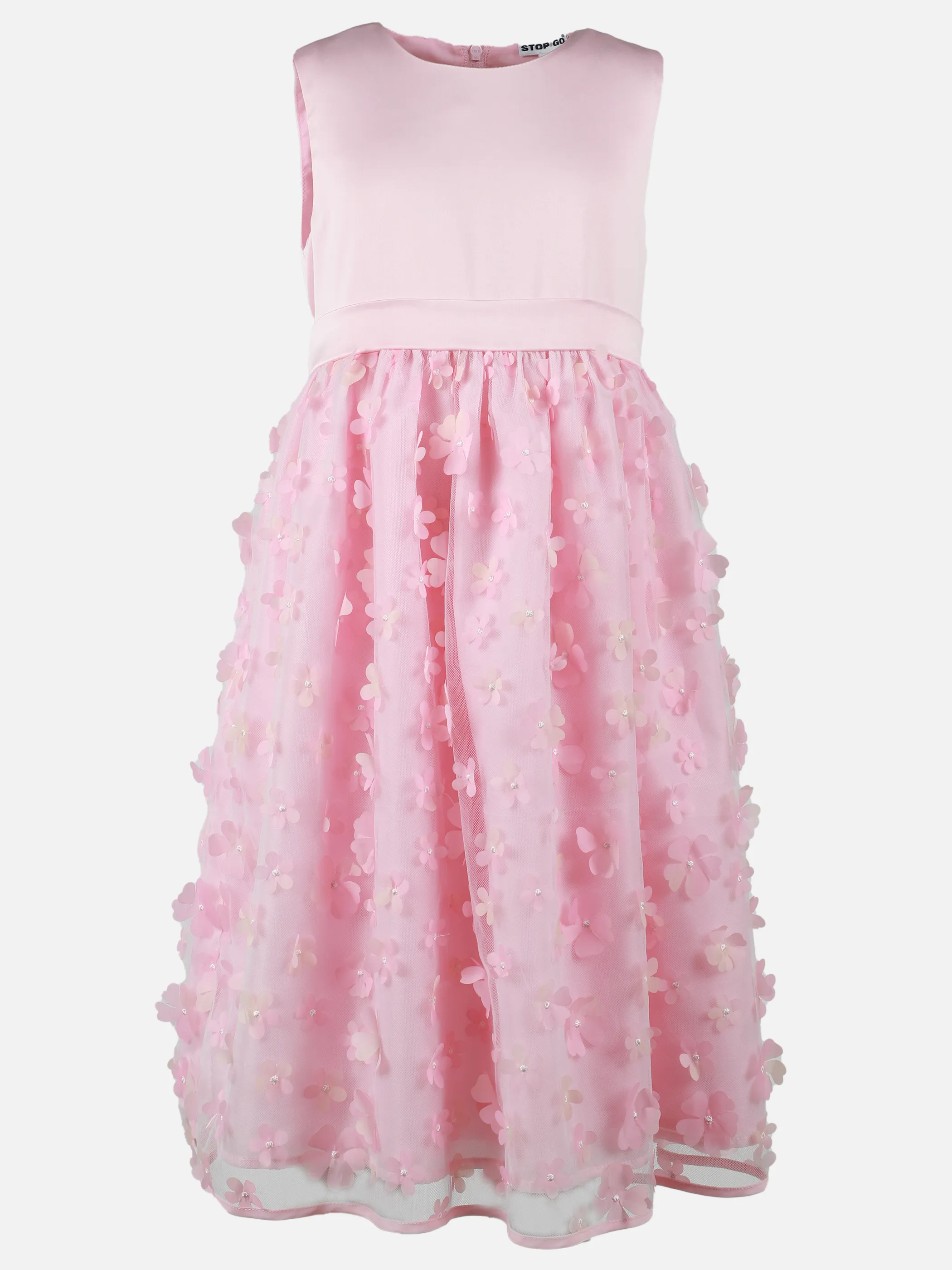 Bubble Gum KM Kleid mit Mesh und Schmetterlingen in Rosa Rosa 906042 ROSA 1