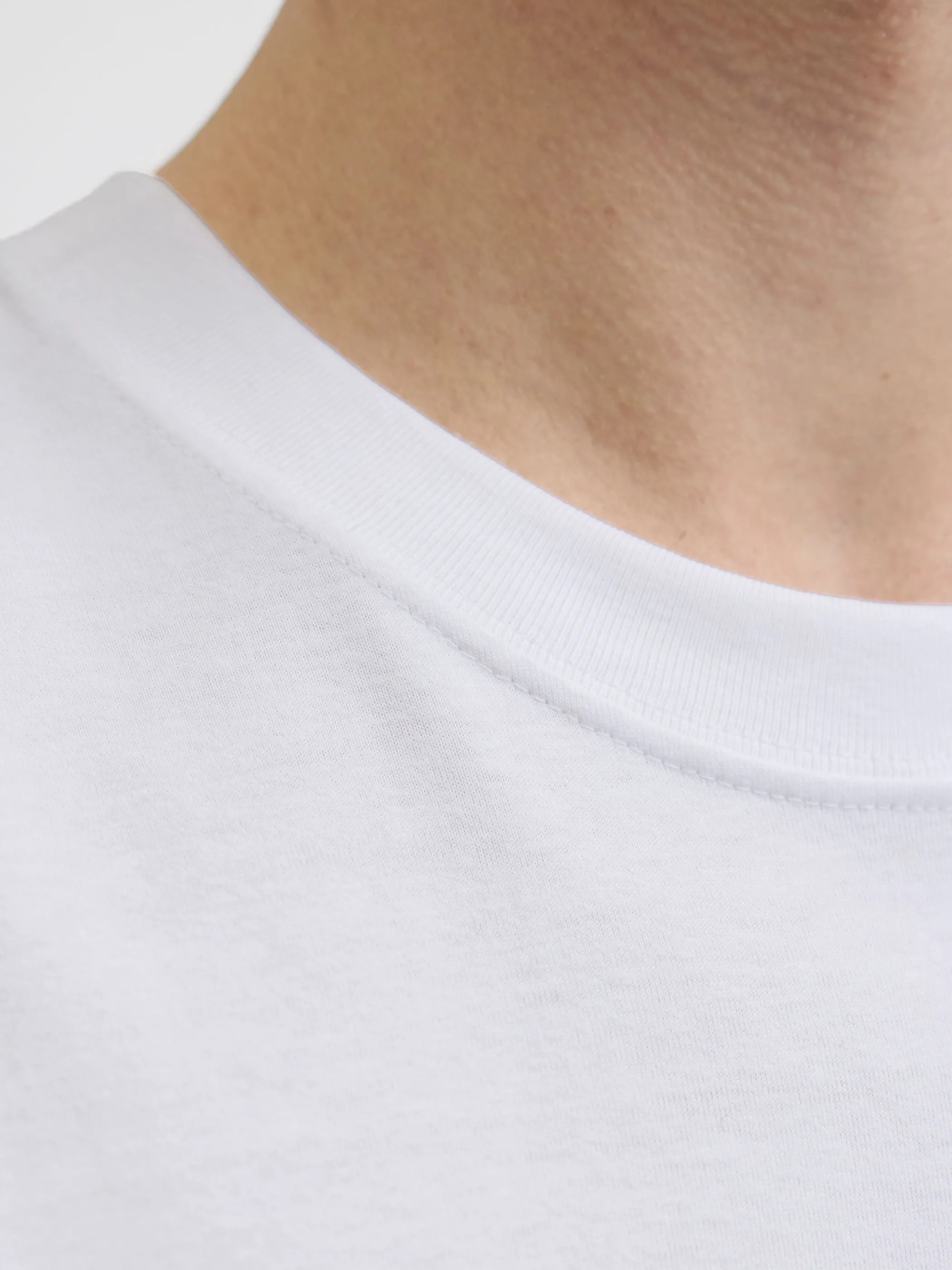 Jack Jones 12286107 JORBEDFORD TYPO TEE S Weiß 917835 177627 5