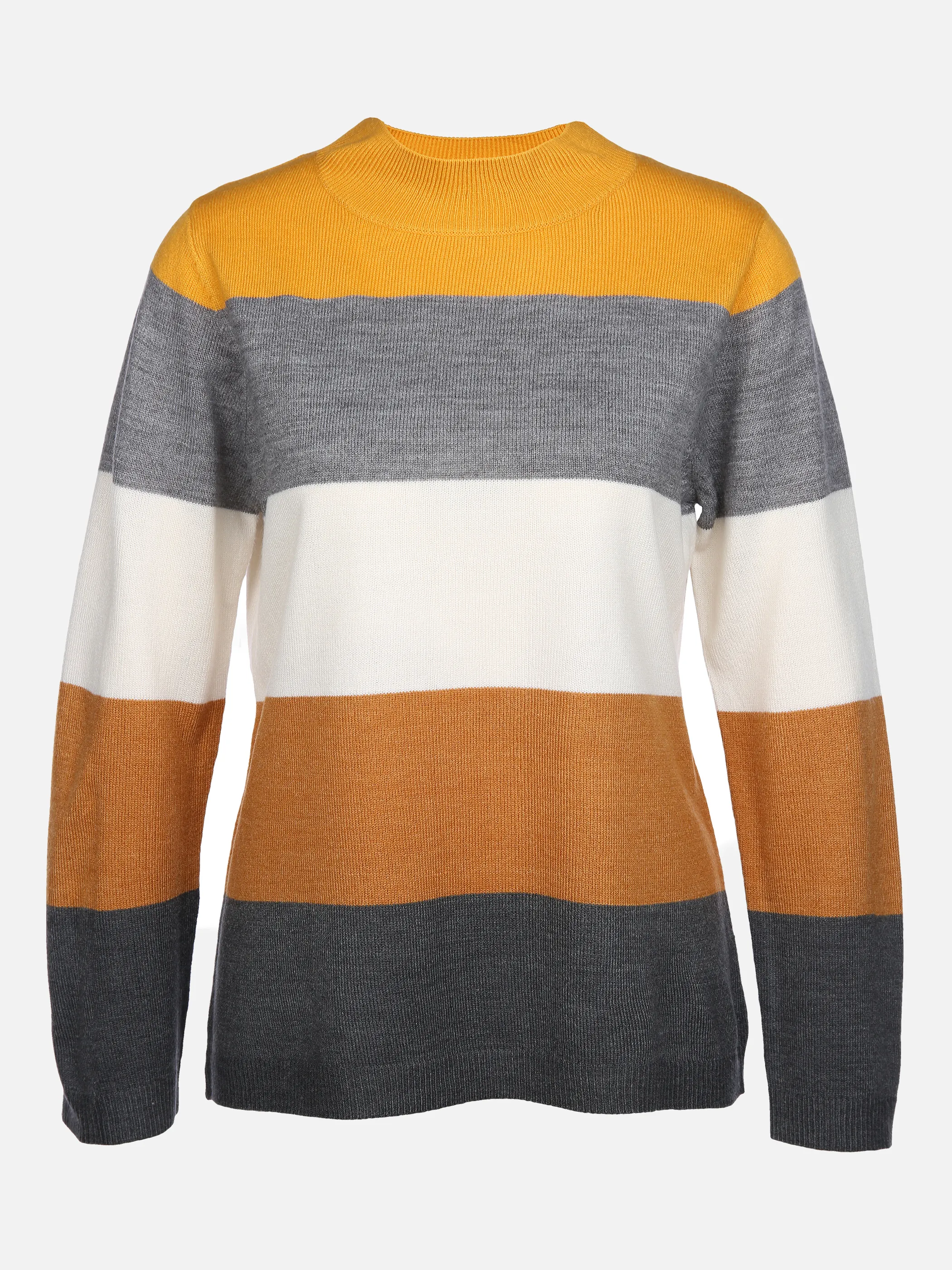 Sure Da-Streifenpullover wie Cashme Gelb 856108 SAFRAN 1