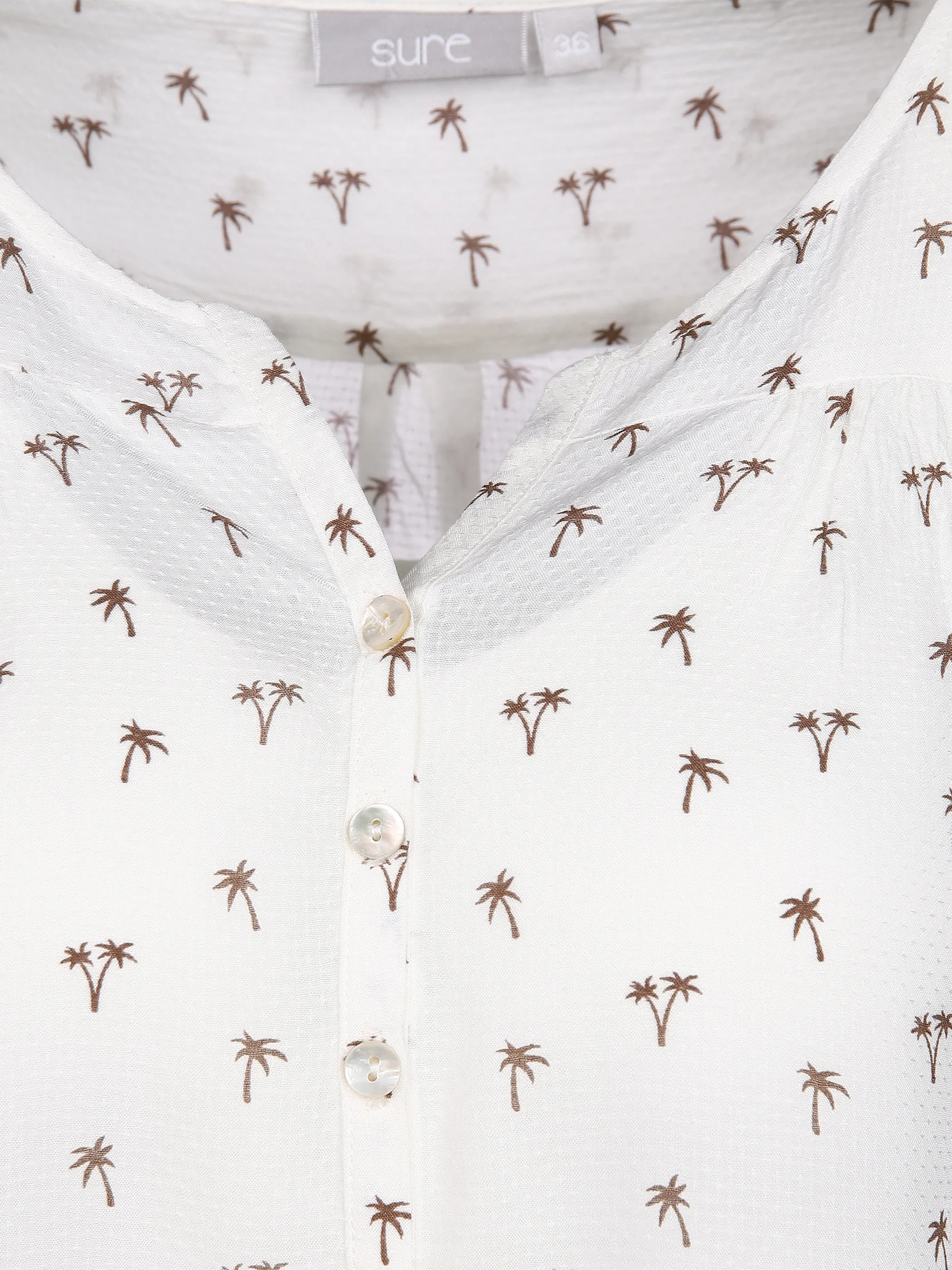 Sure Da-Dobby-Blusentop m. Druck Weiß 852486 PALMS OFFW 3 Sure Da-Dobby-Blusentop m. Druck Weiß 852486 PALMS OFFW 3