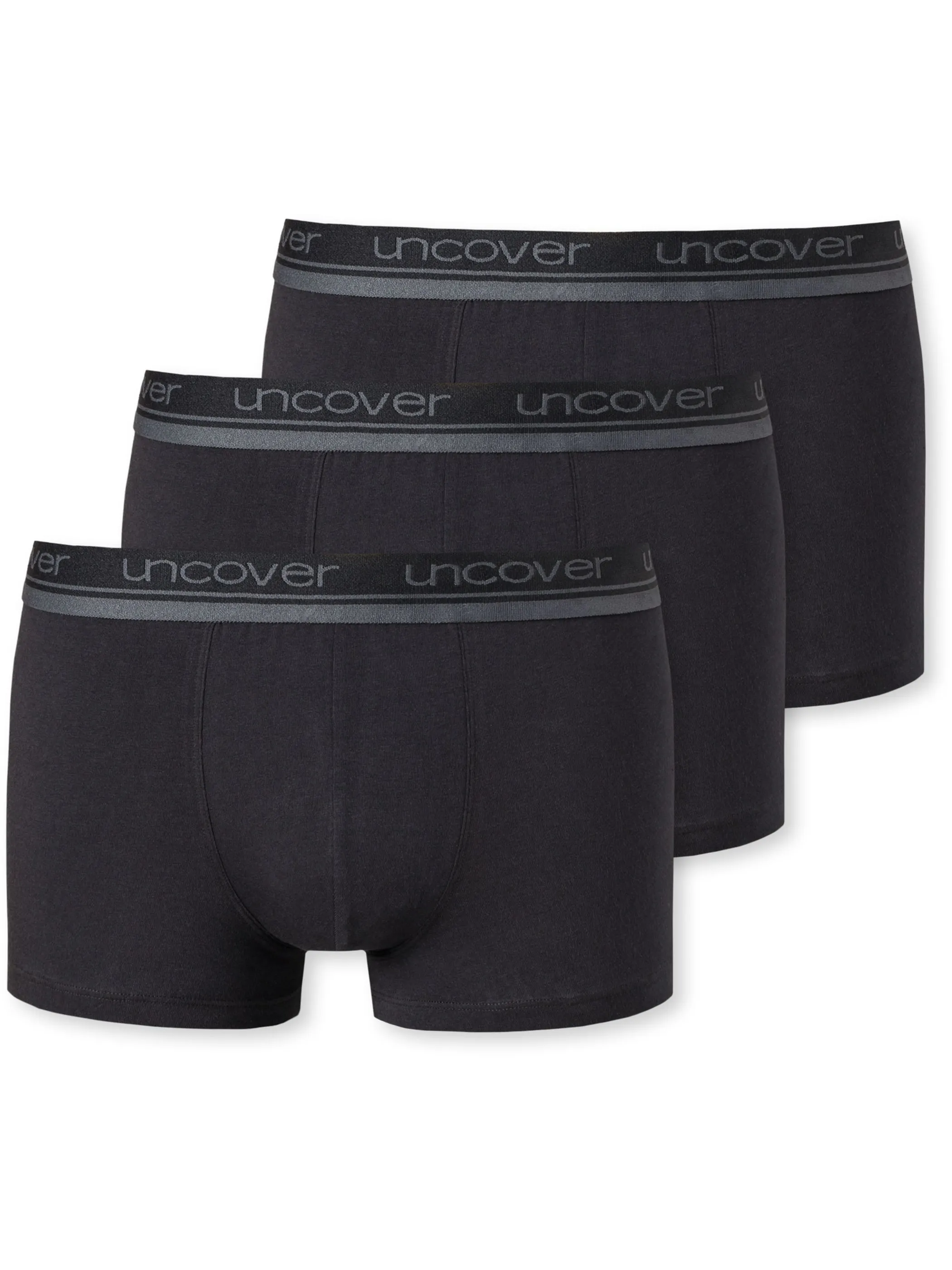 UNCOVER by Schiesser 173905 3PACK Shorts Schwarz 913983 000 1