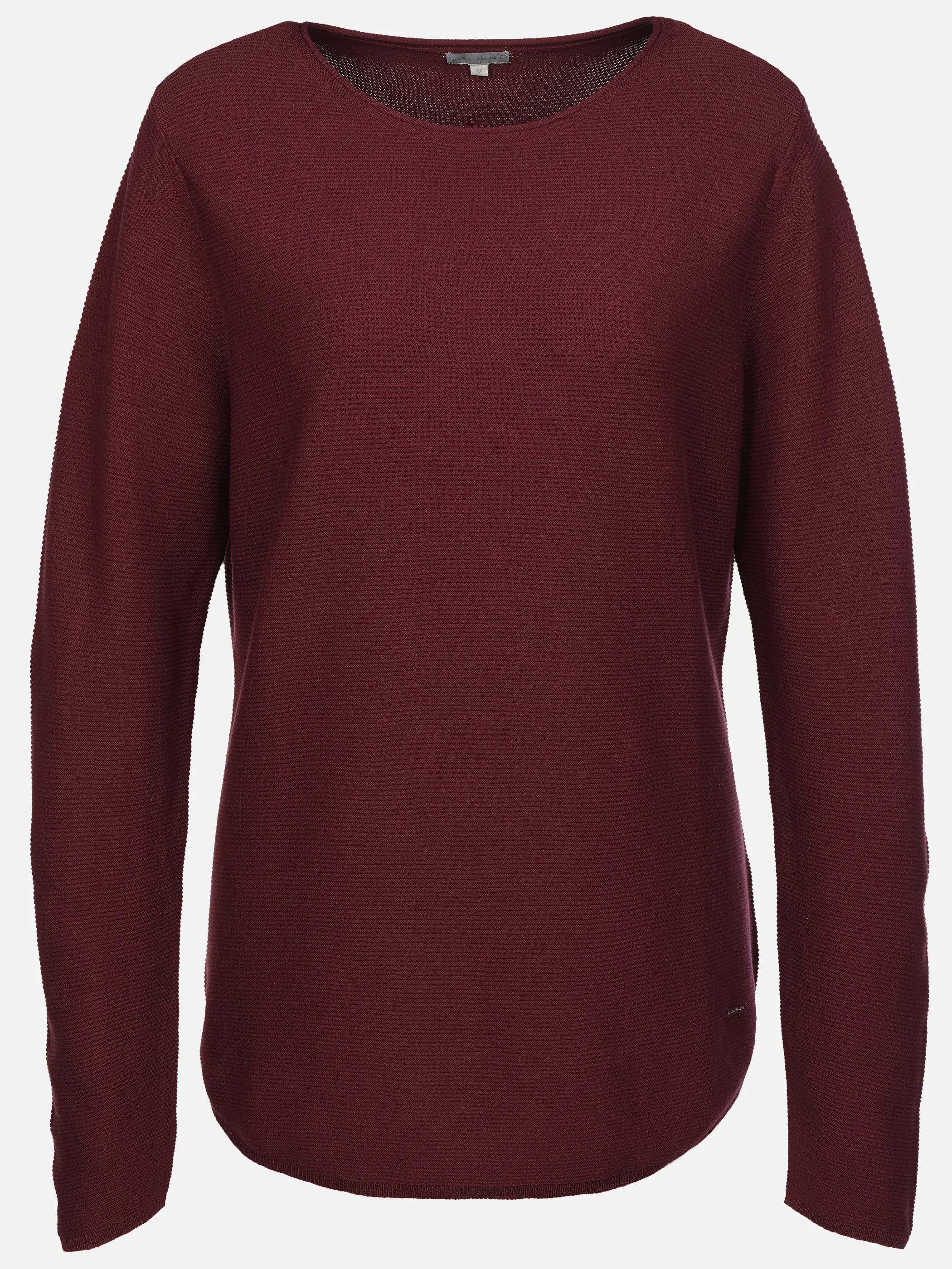 Lisa Tossa Da-Strukturpullover Rot 930046 AUBERGINE 1